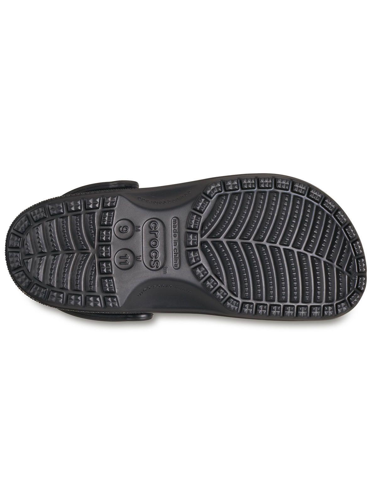 Zueco reflectante Crocs Hombre Classic Clog Negro-5