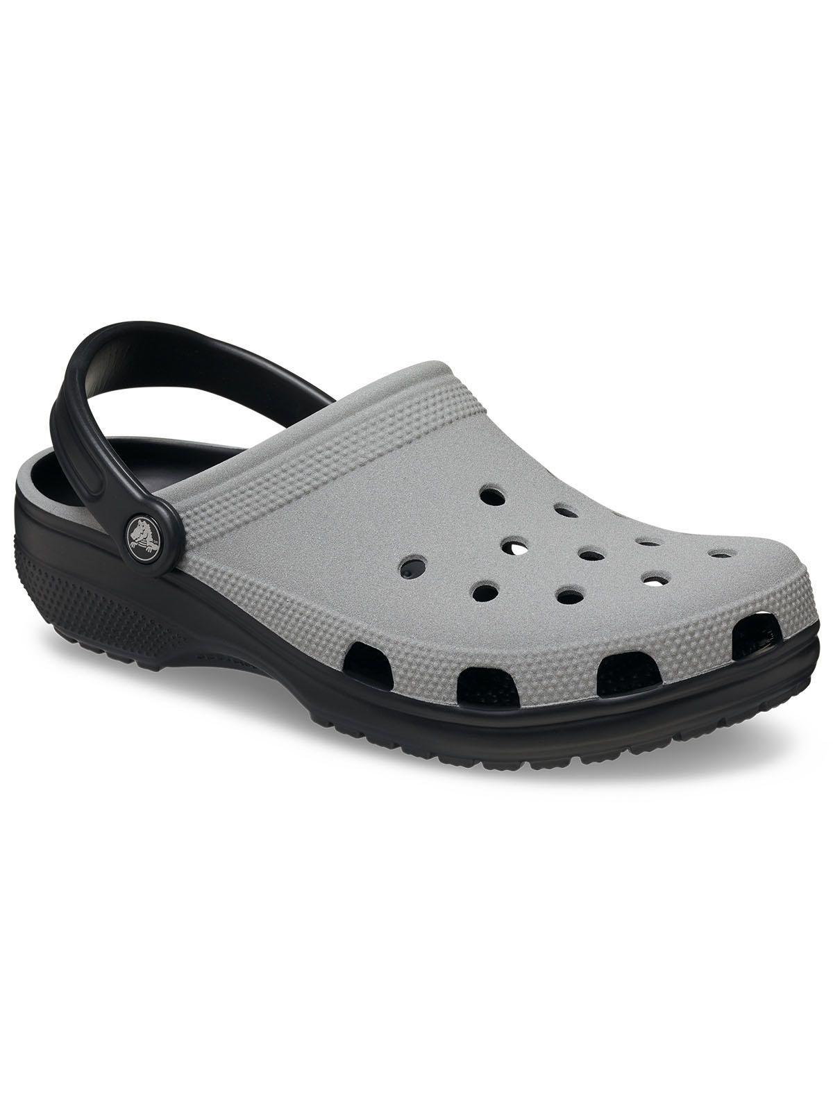 Zueco reflectante Crocs Hombre Classic Clog Negro-6