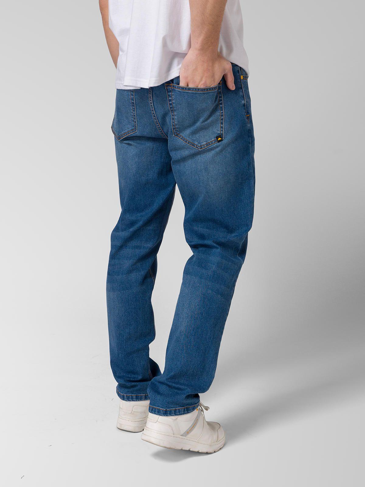 Jeans Stretch Hombre Straight Negro-6