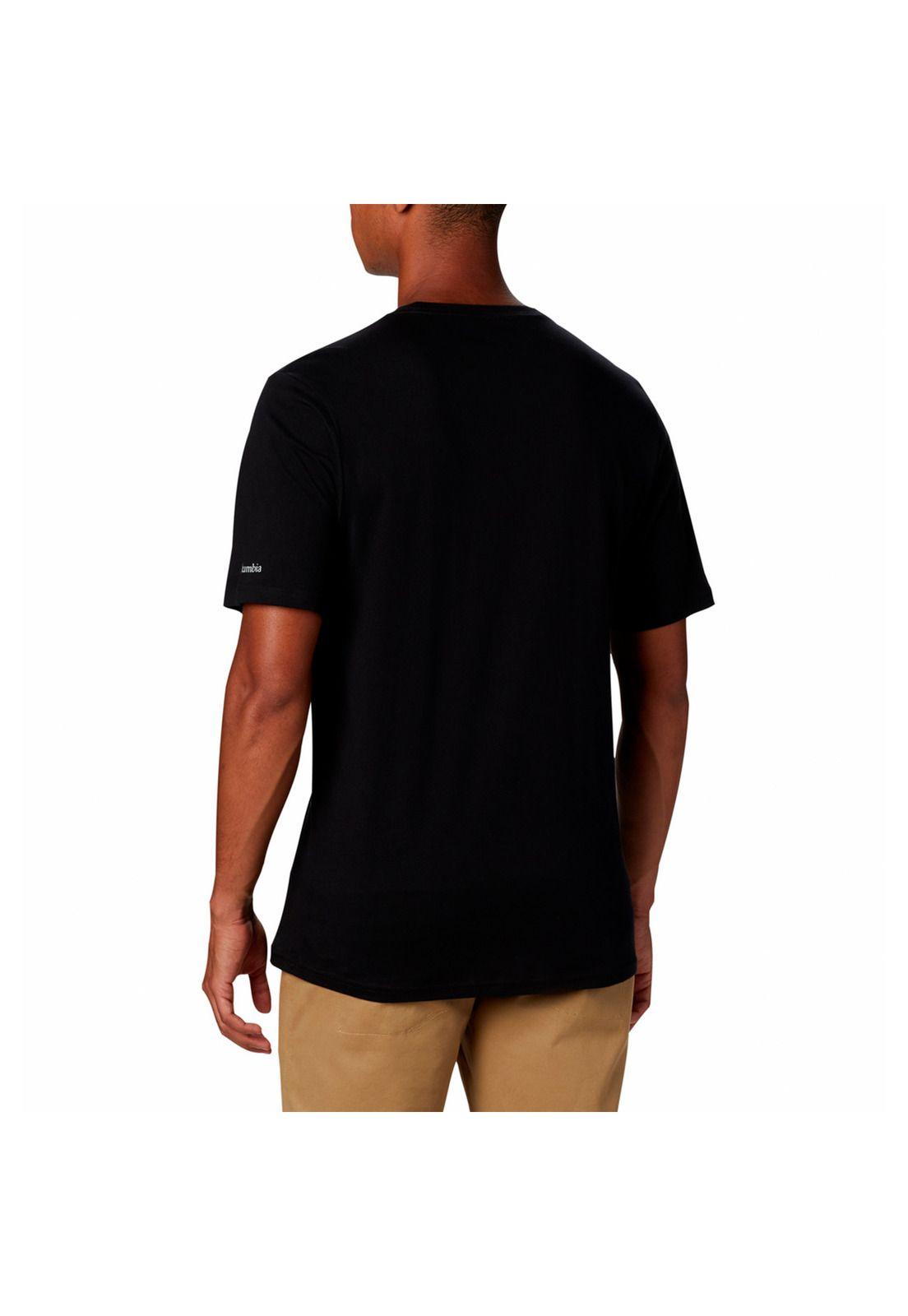 Polera M/C Hombre Csc Basic Logo Negro-3