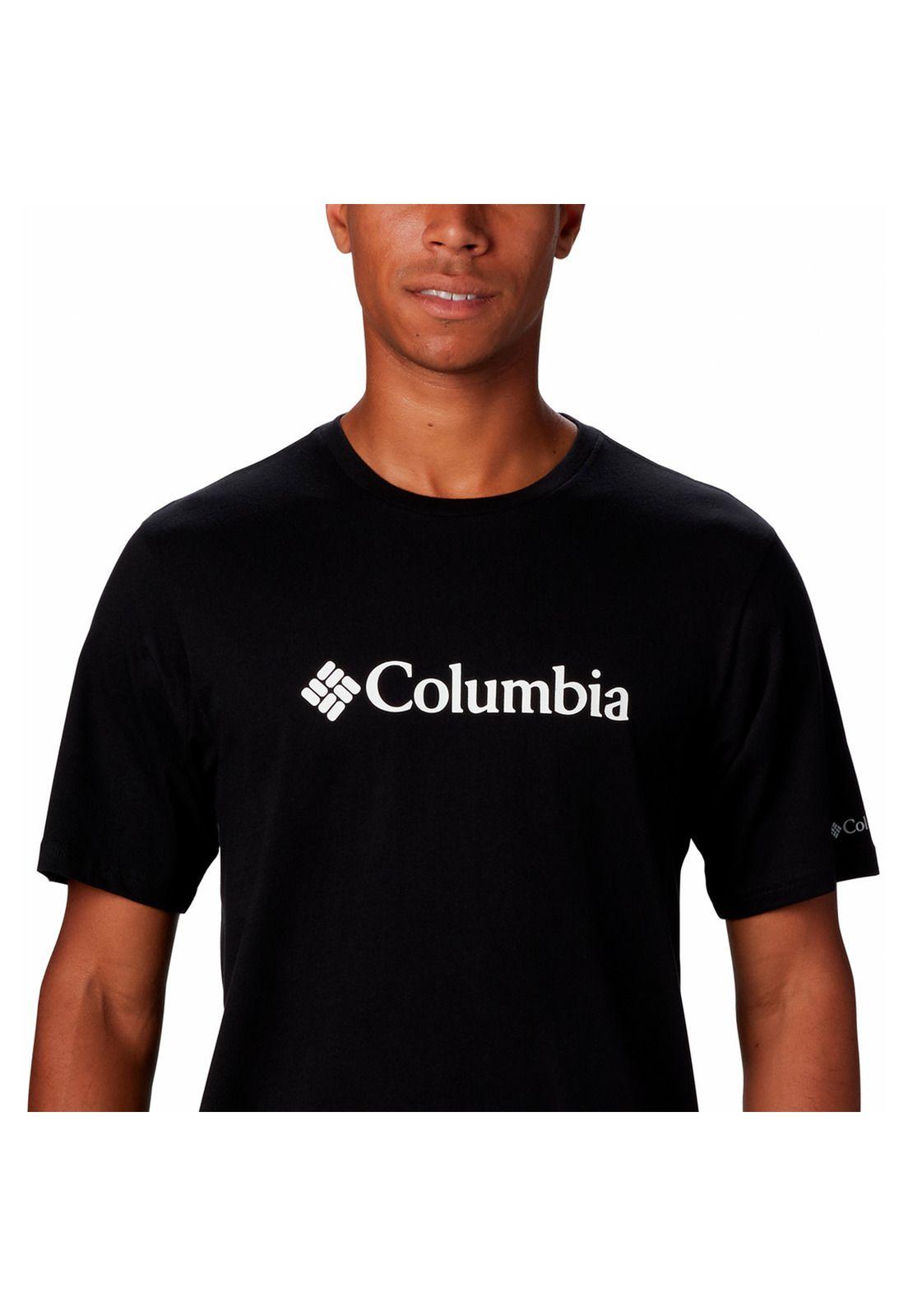 Polera M/C Hombre Csc Basic Logo Negro-4