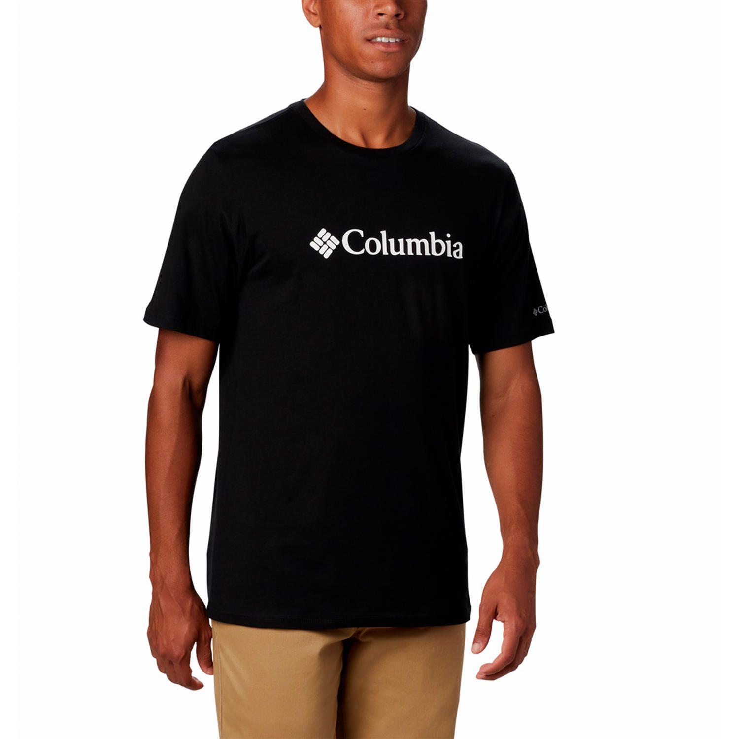 Polera M/C Hombre Csc Basic Logo Negro-0