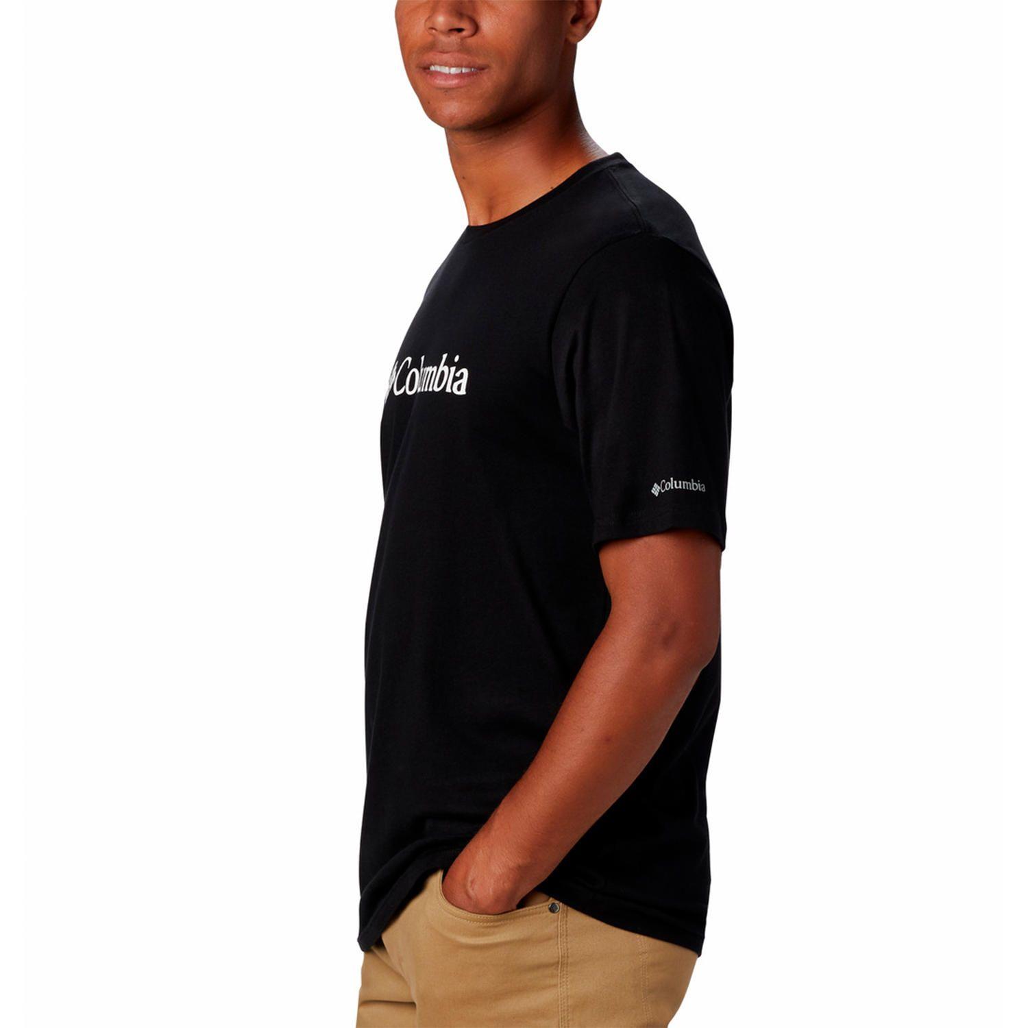 Polera M/C Hombre Csc Basic Logo Negro-1