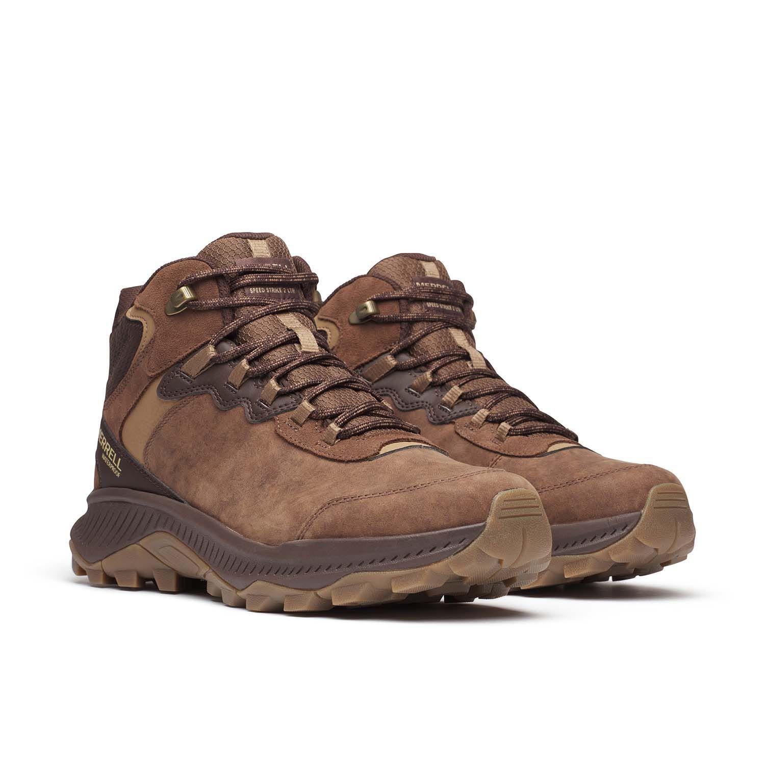 Botin Hombre Speed Strike 2 Ltr Mid Wp Café-1