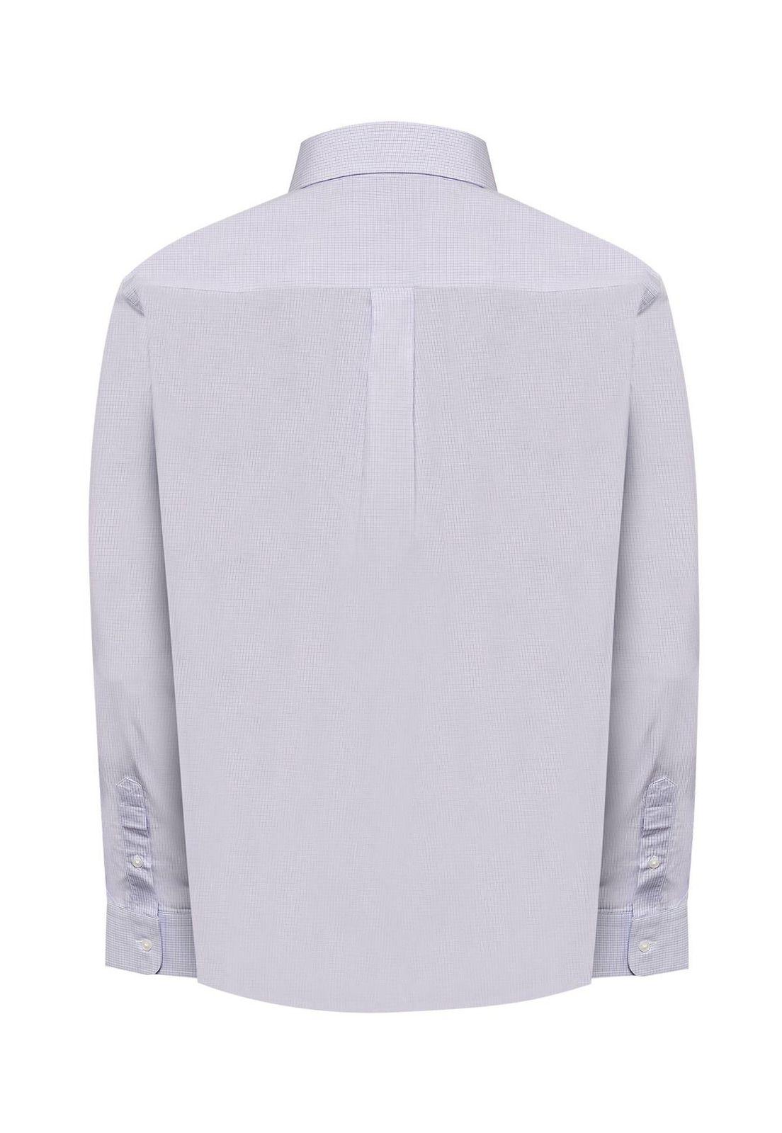 Camisa Cuello Italiano Hombre Easylife Azul-3