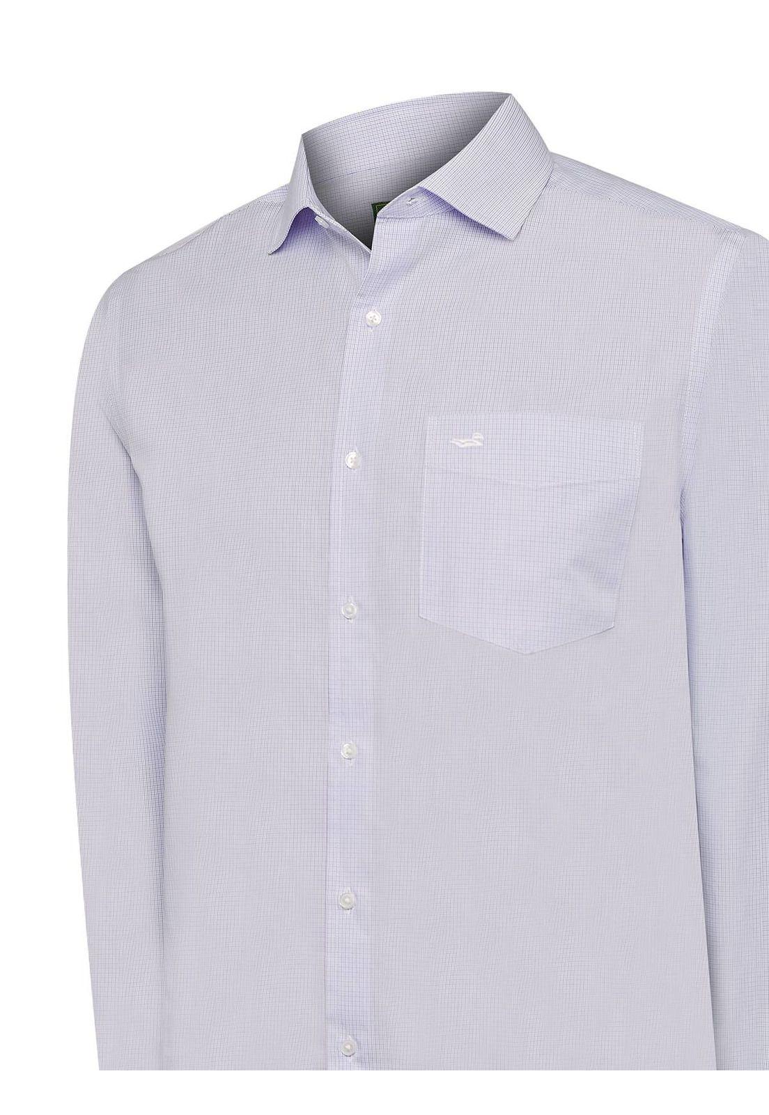 Camisa Cuello Italiano Hombre Easylife Azul-4