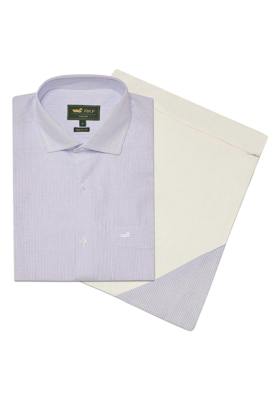 Camisa Cuello Italiano Hombre Easylife Azul-5