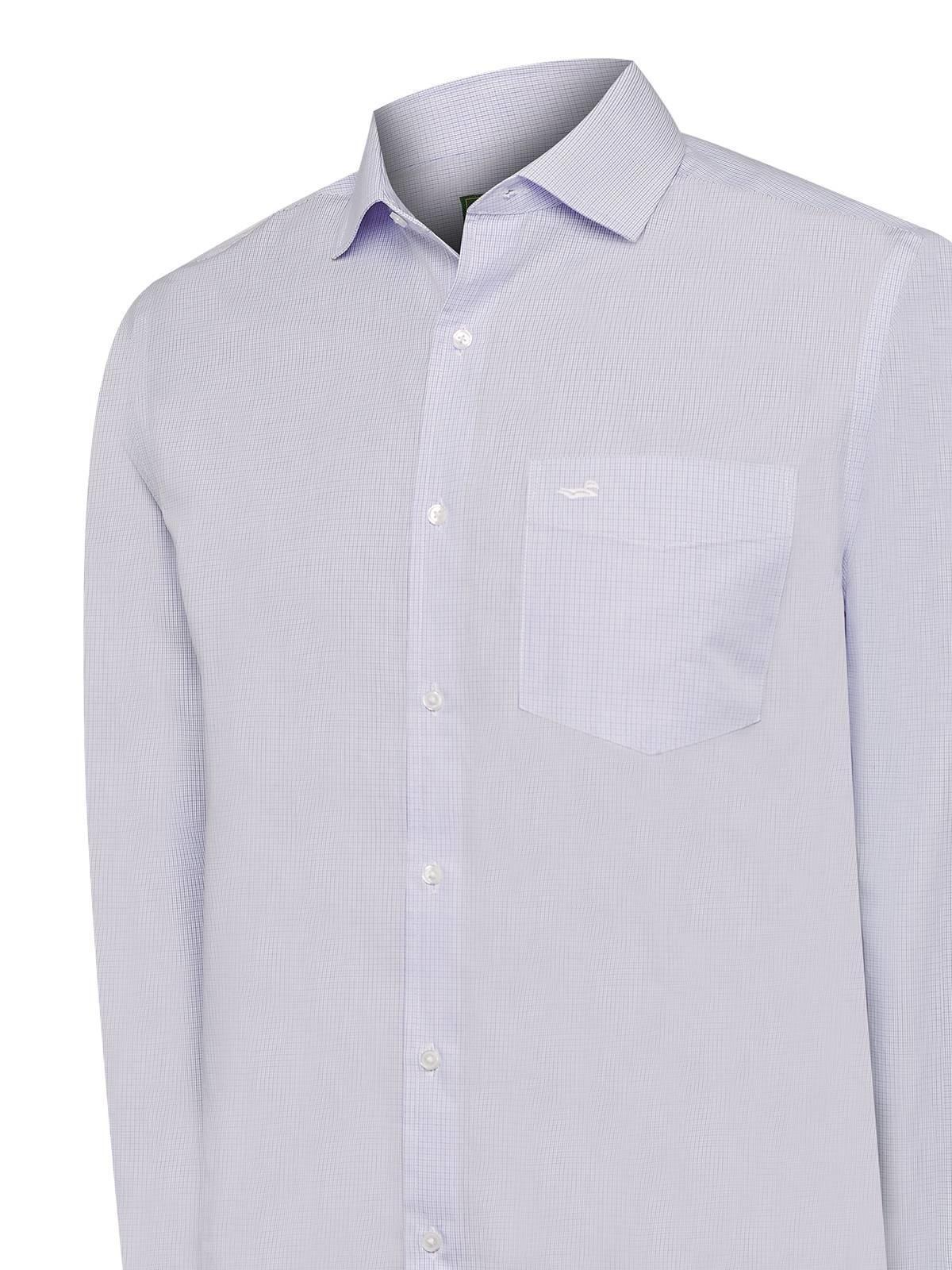 Camisa Cuello Italiano Hombre Easylife Azul-4
