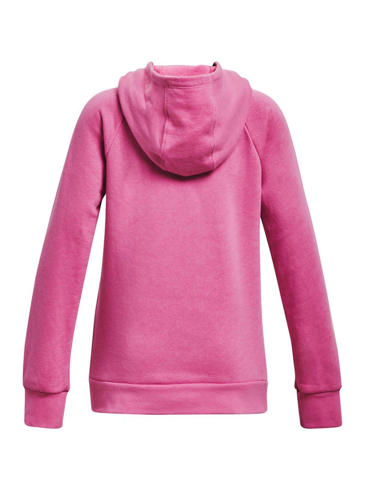 Polerón UA Rival Fleece para niña Rosa-1