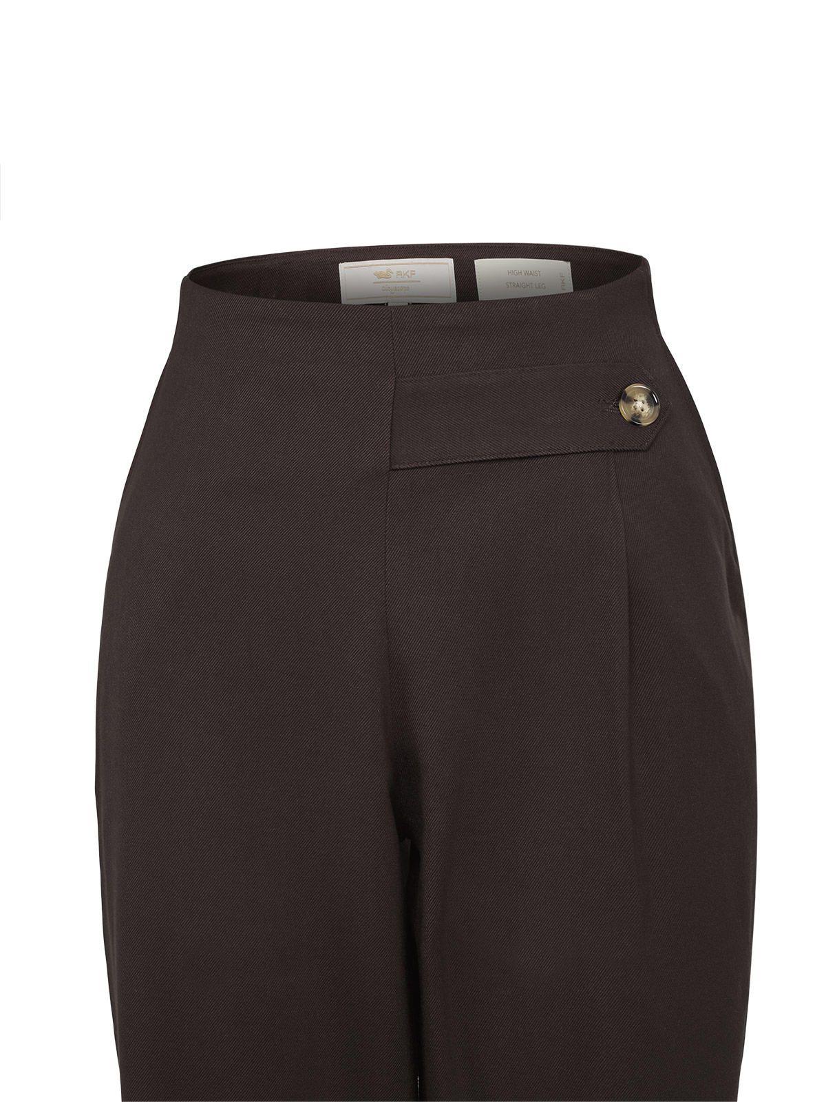 Pantalón Poliéster Reci Mujer Hornacal Café-3