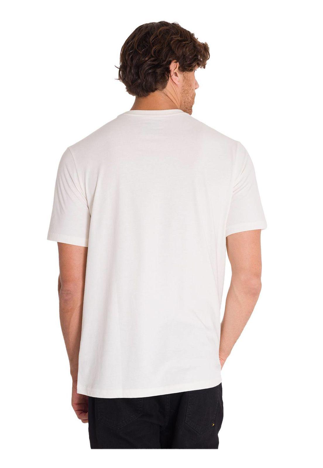 Polera Casual Retro Danny Diesel 4 Hombre Blanca-3