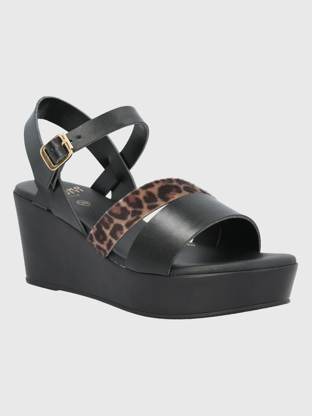 Sandalia Negro Mujer Belina -0