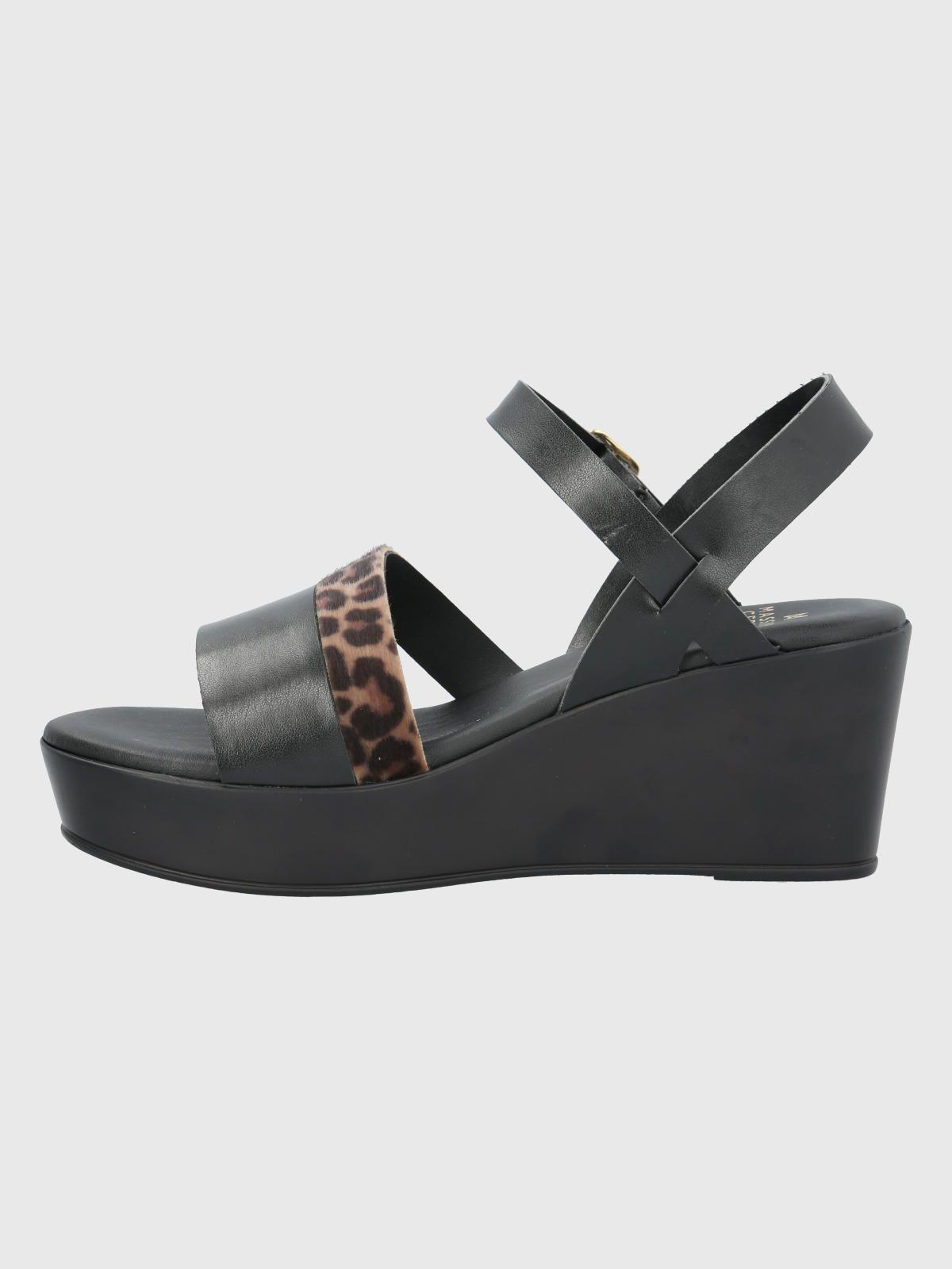 Sandalia Negro Mujer Belina -4