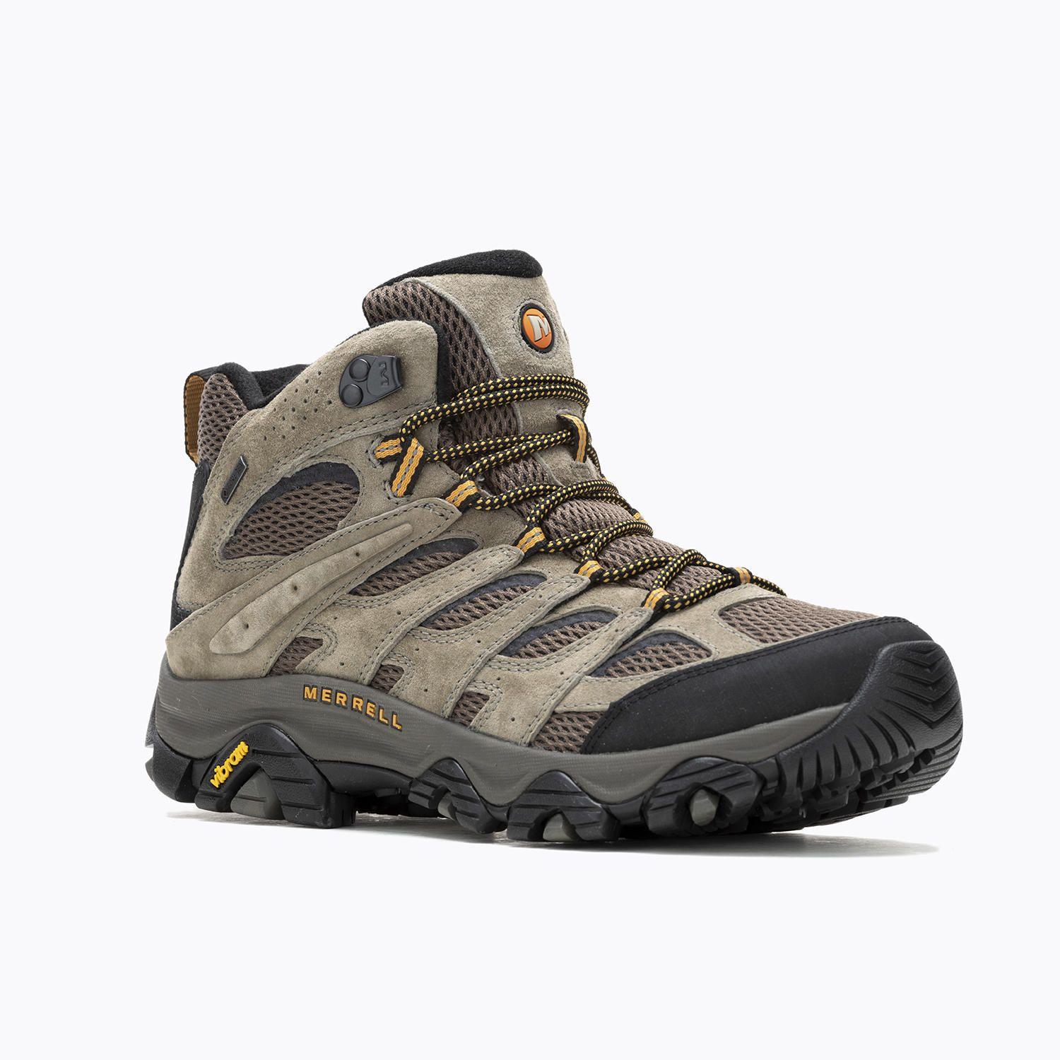 Botín imperm Hombre Moab 3 Mid GTX Café Claro-1