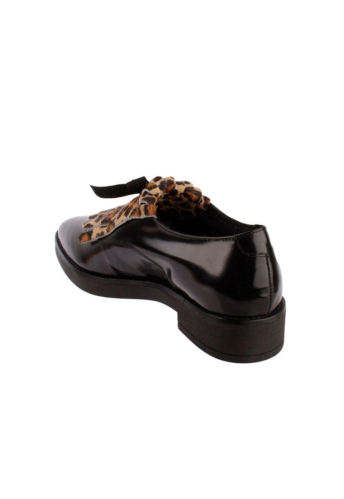 Zapato Cuero Adelma Negro-1