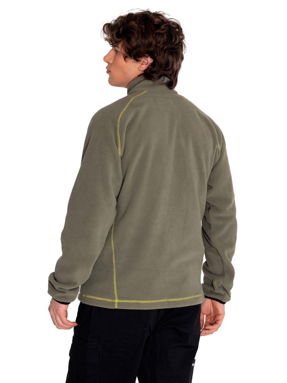 Polar Hombre Polar Fleece Full Zip Jacket Verde-3