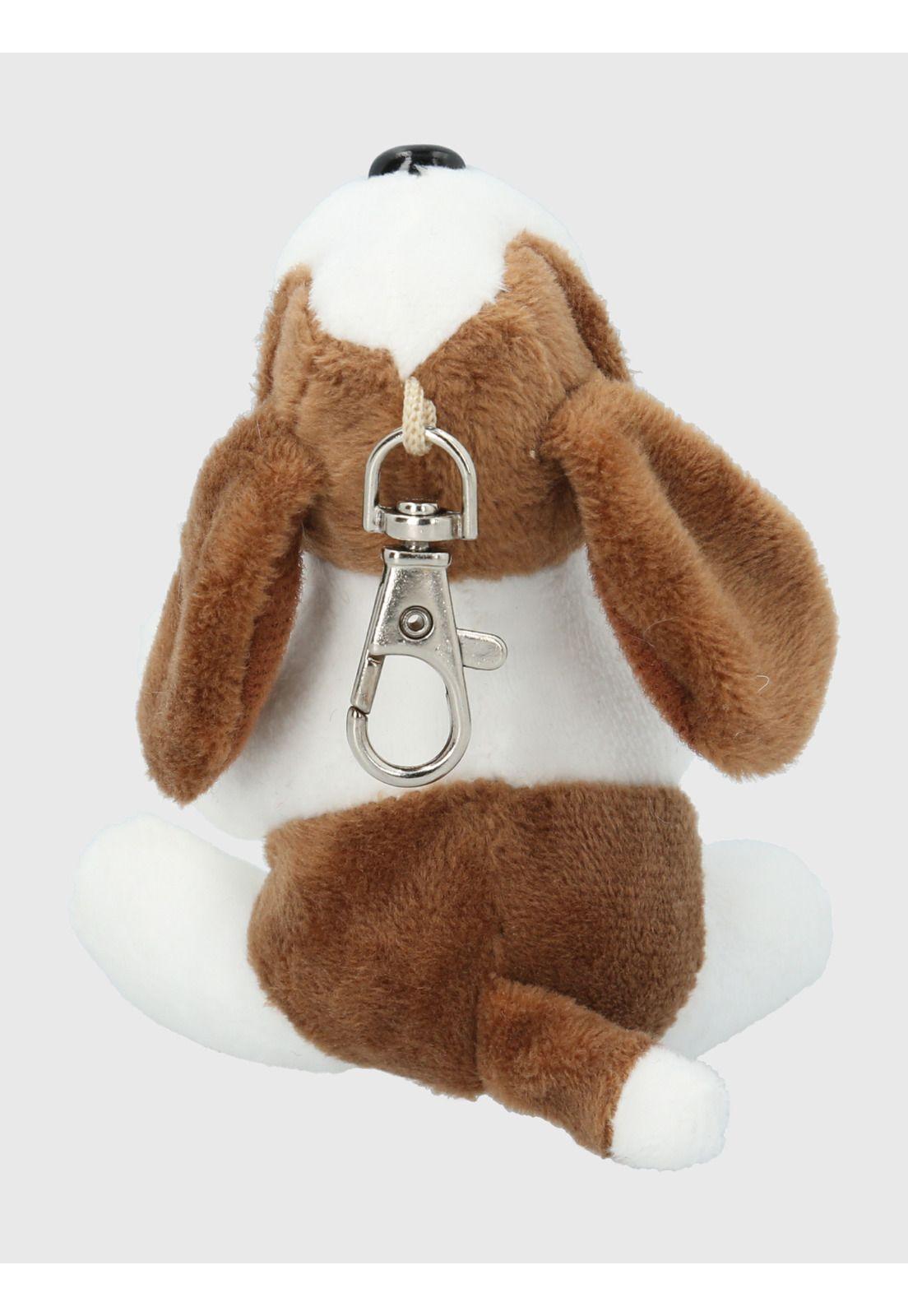 Peluche Perro Hush Puppies Hound Keyring Café-3