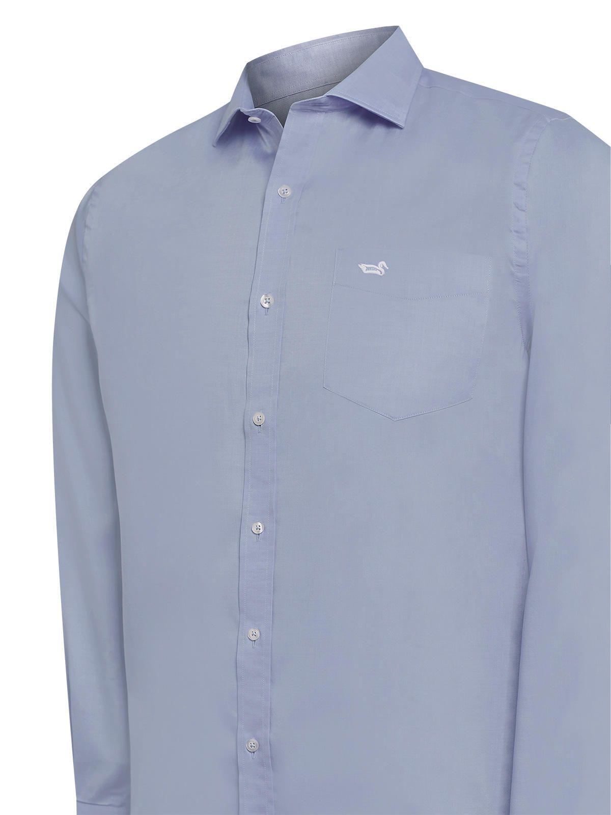Camisa Cuello Italiano Hombre Easyitso Celeste-4