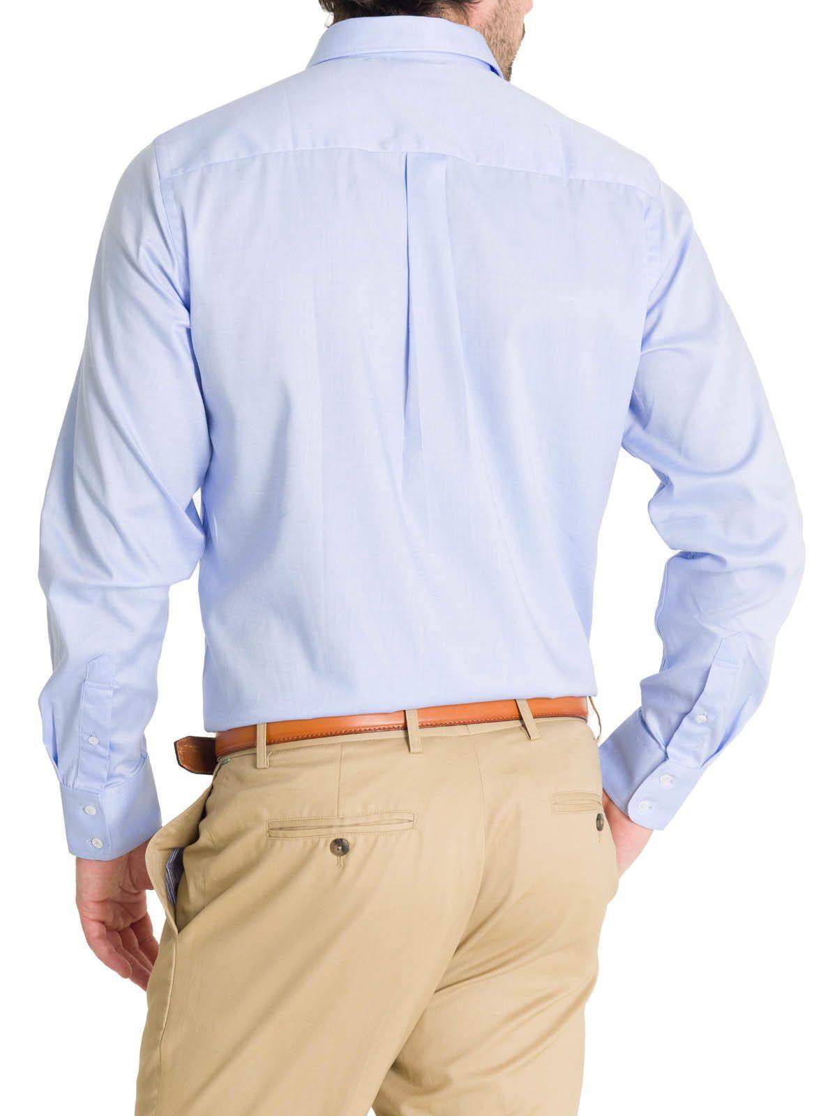 Camisa Cuello Italiano Hombre Easyitso Celeste-6