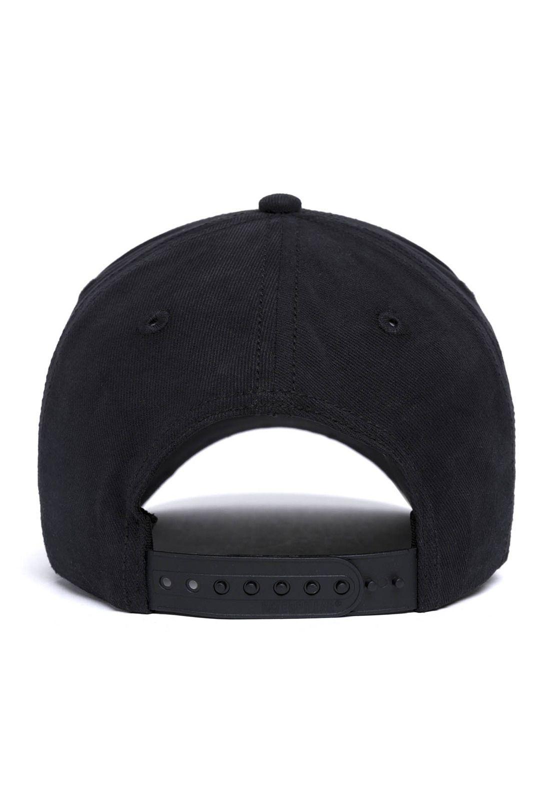 Jockey W'S Script Hat Mujer Negro-3