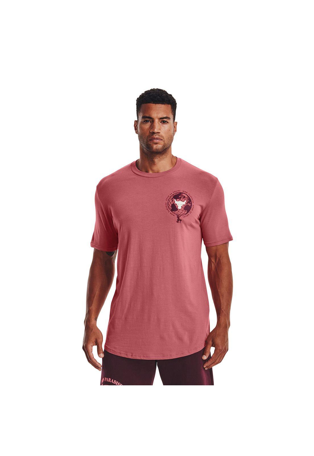 Camiseta Hombre Pjt Rck Open 24 Hour Rosado-3