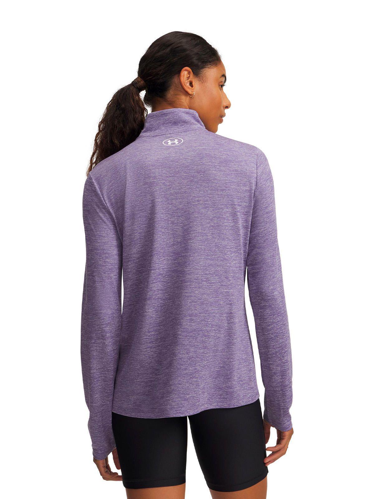 Poleron UA Tech Twist Morado Mujer-1