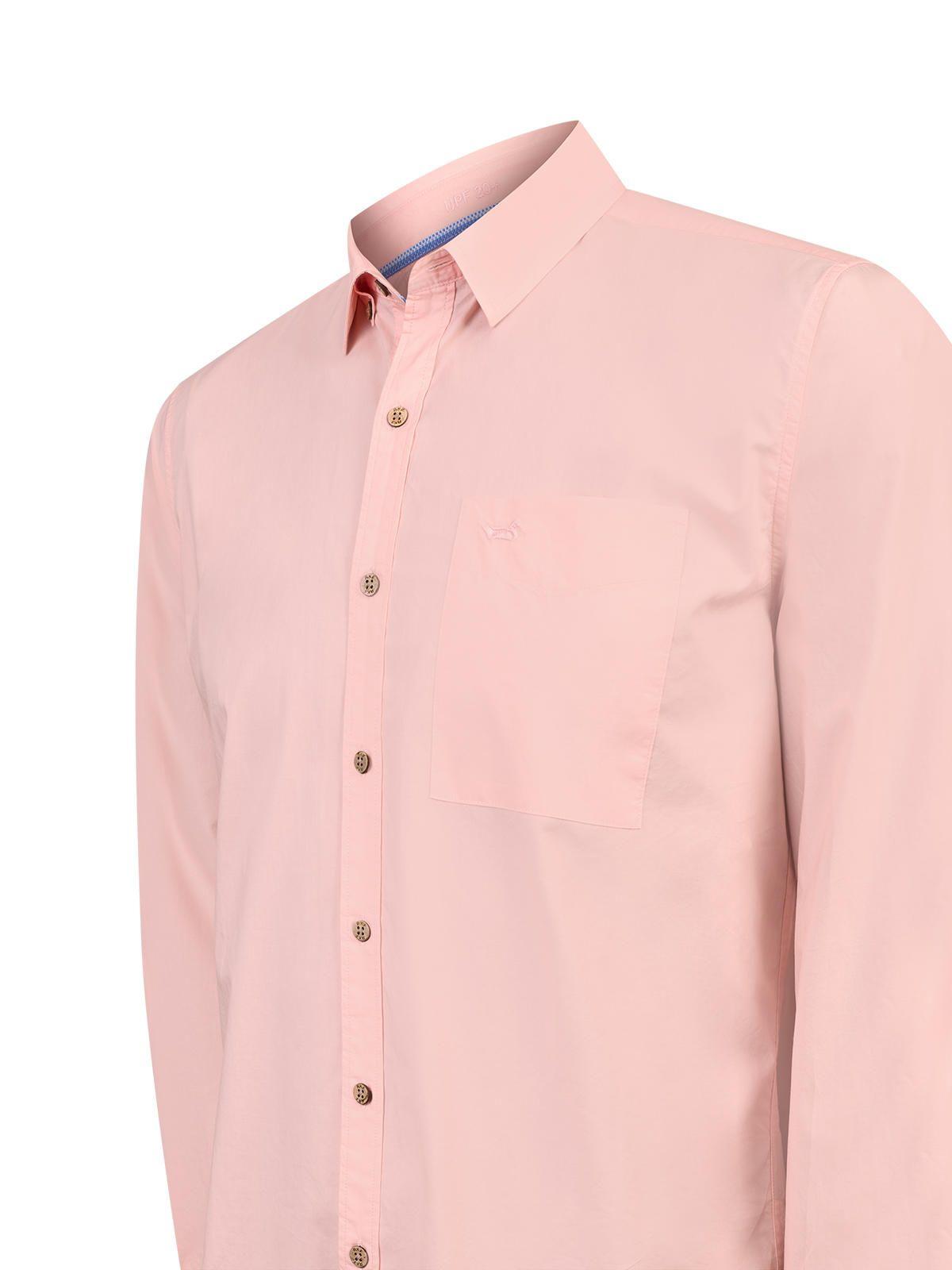 Camisa Algodón Orgánico Hombre Galiton Rosado-3