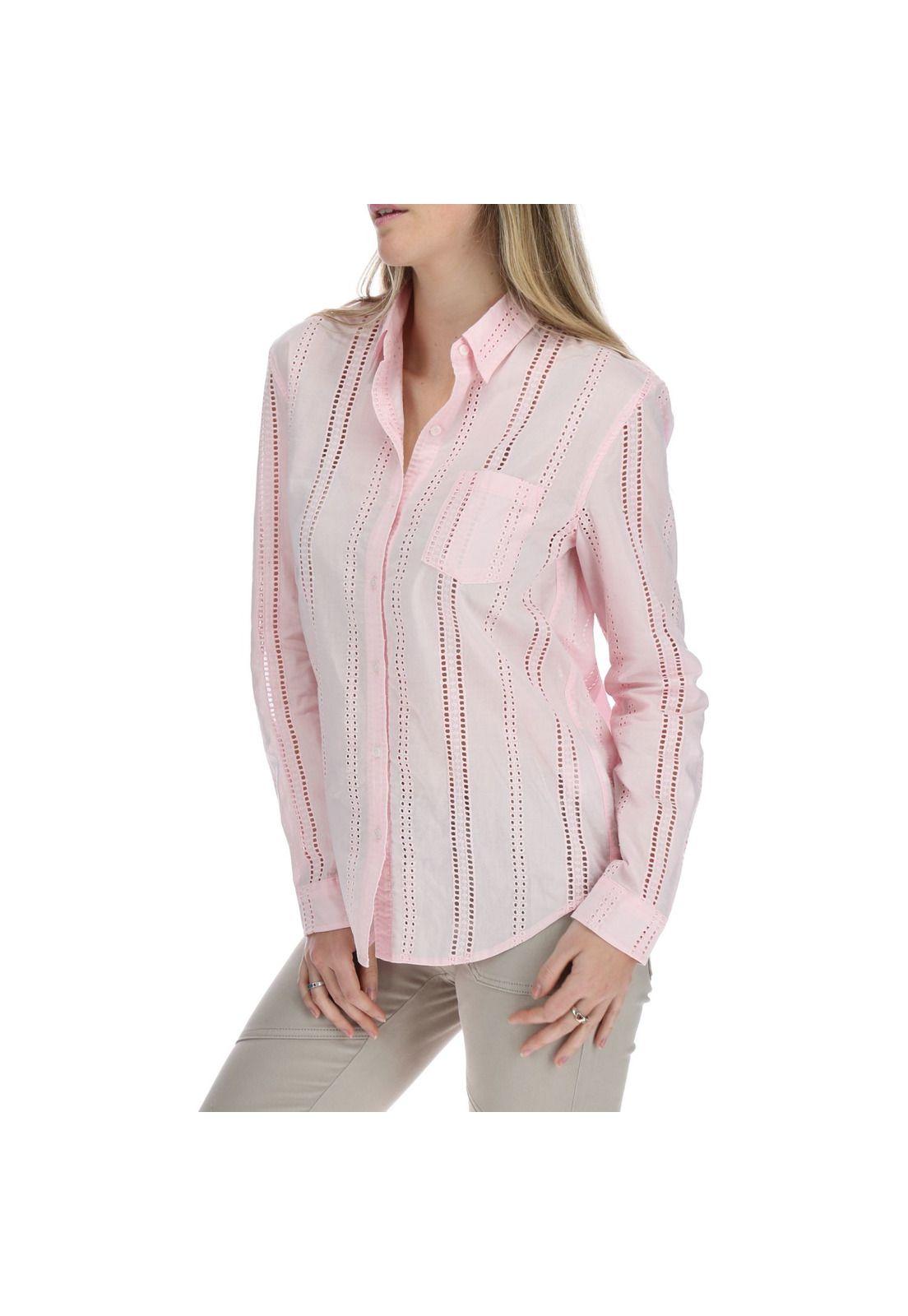 Blusa Manga Larga Mujer Balbina Rosa-1