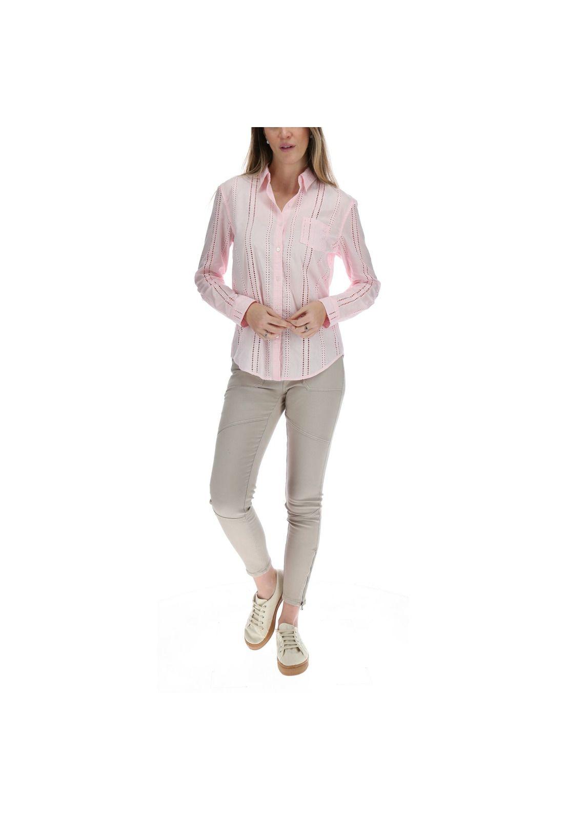 Blusa Manga Larga Mujer Balbina Rosa-4