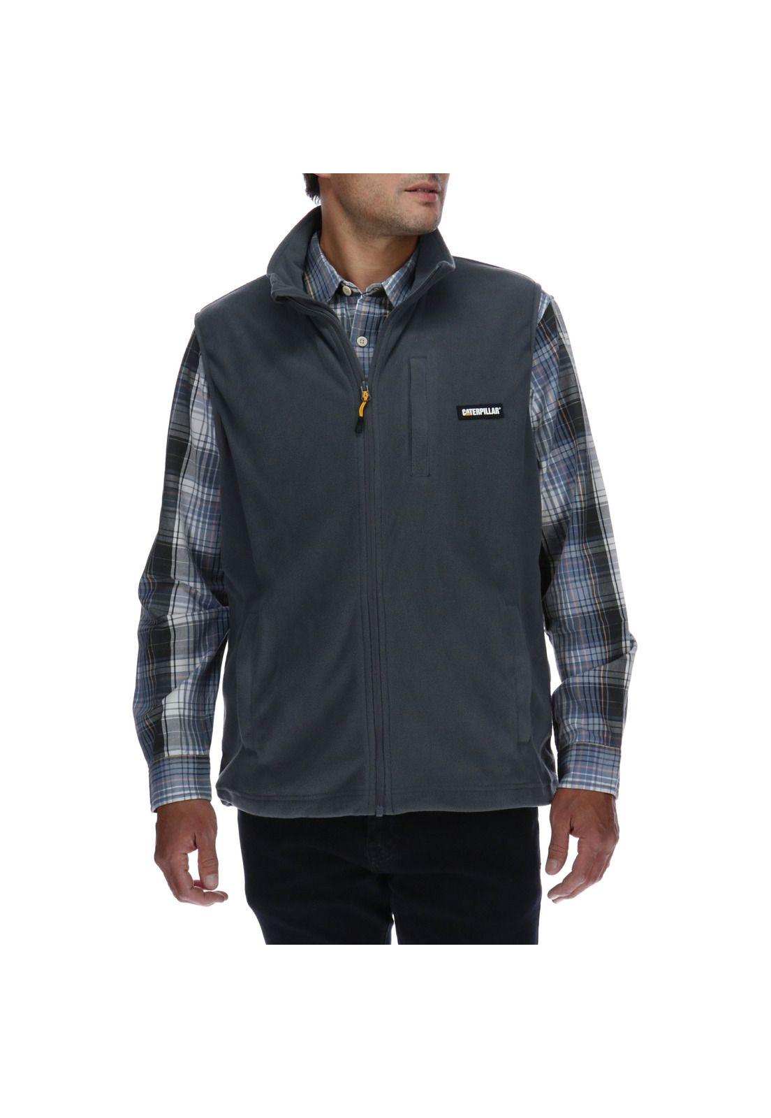 Parka Hombre Concord Fleece Vest Gris-0