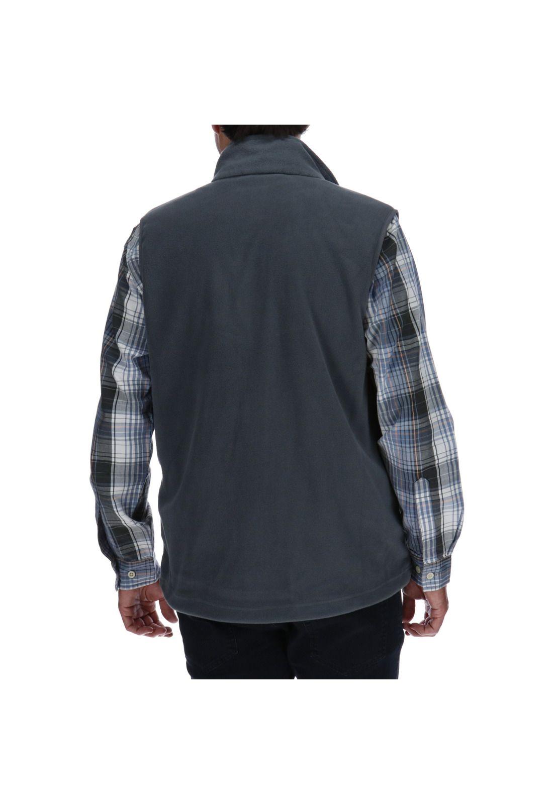 Parka Hombre Concord Fleece Vest Gris-2
