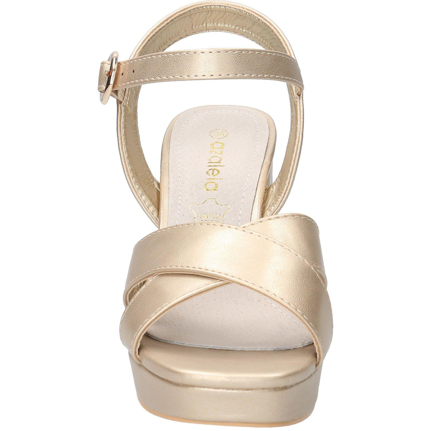 Sandalia Modesty Dorado Mujer-3