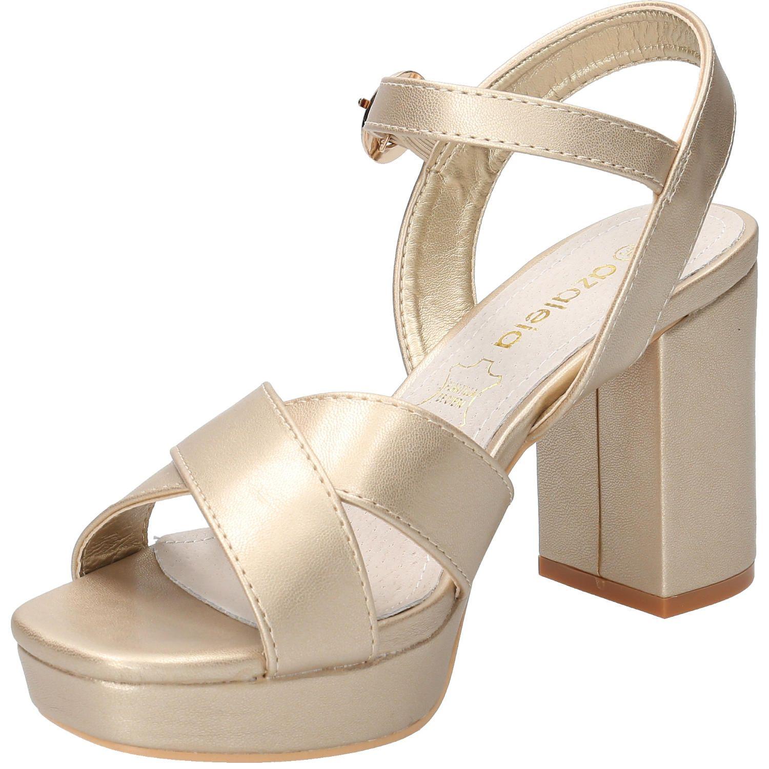 Sandalia Modesty Dorado Mujer-4