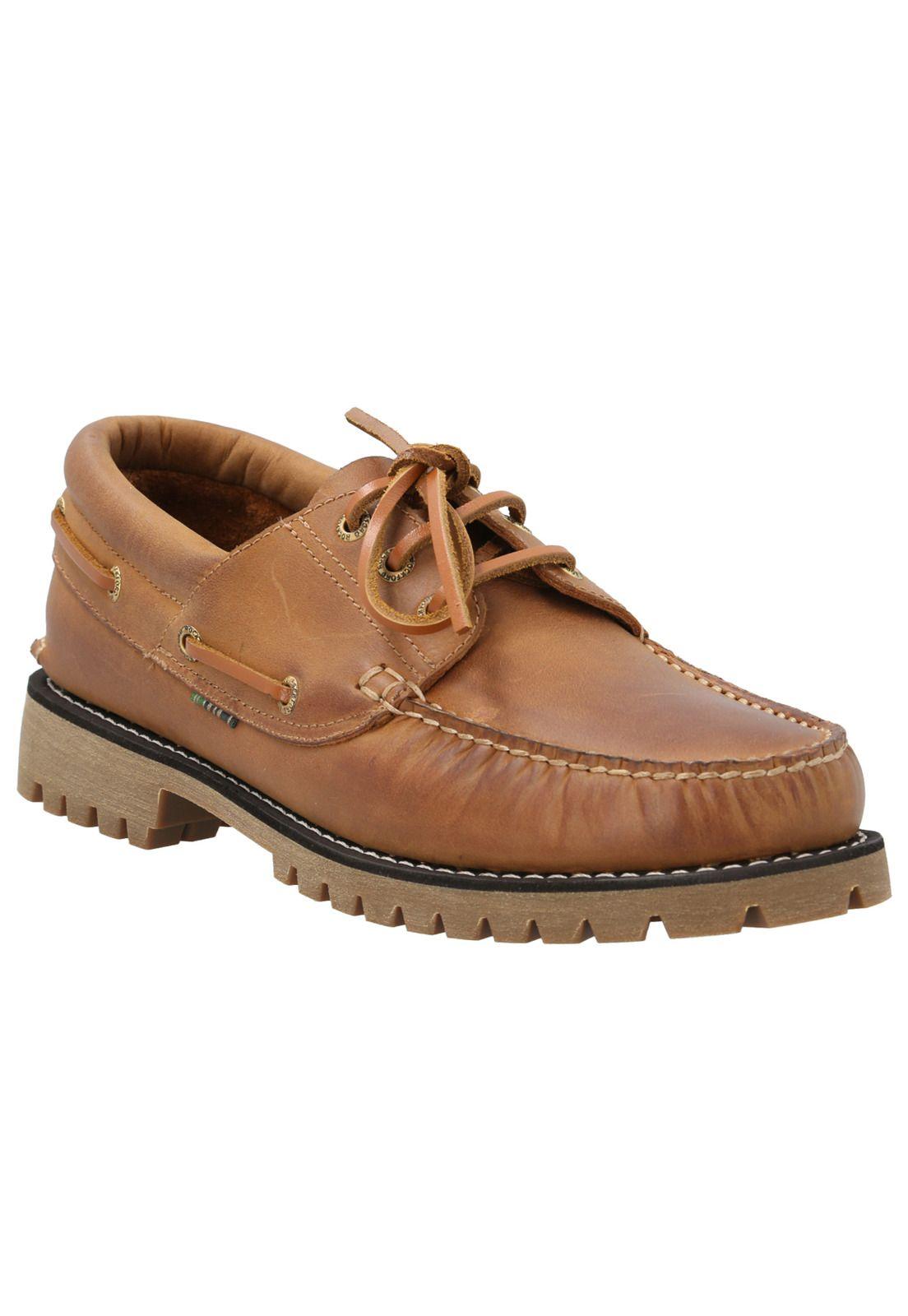Zapato Cuero Hombre New Rocky Iv Café -1