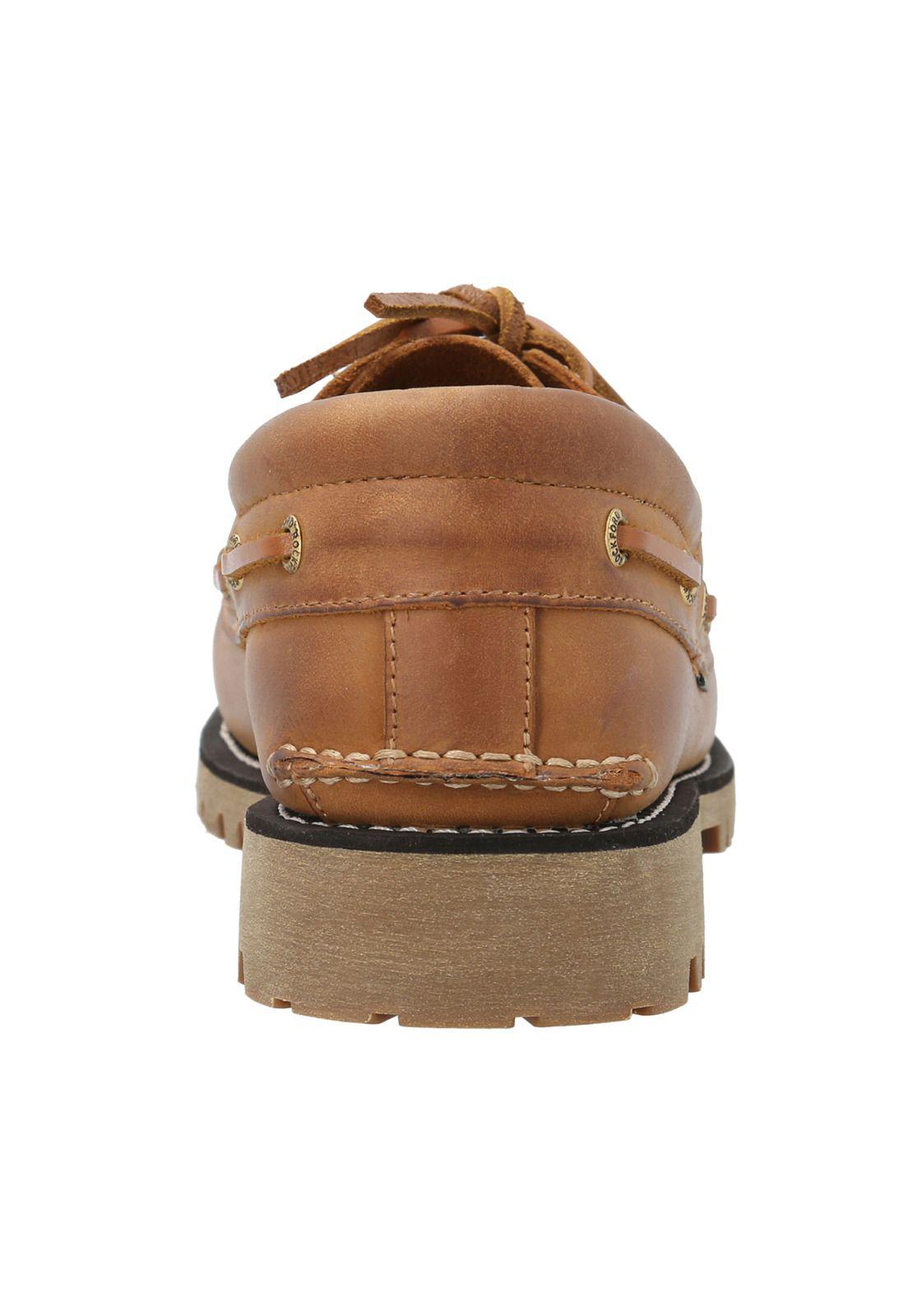 Zapato Cuero Hombre New Rocky Iv Café -5