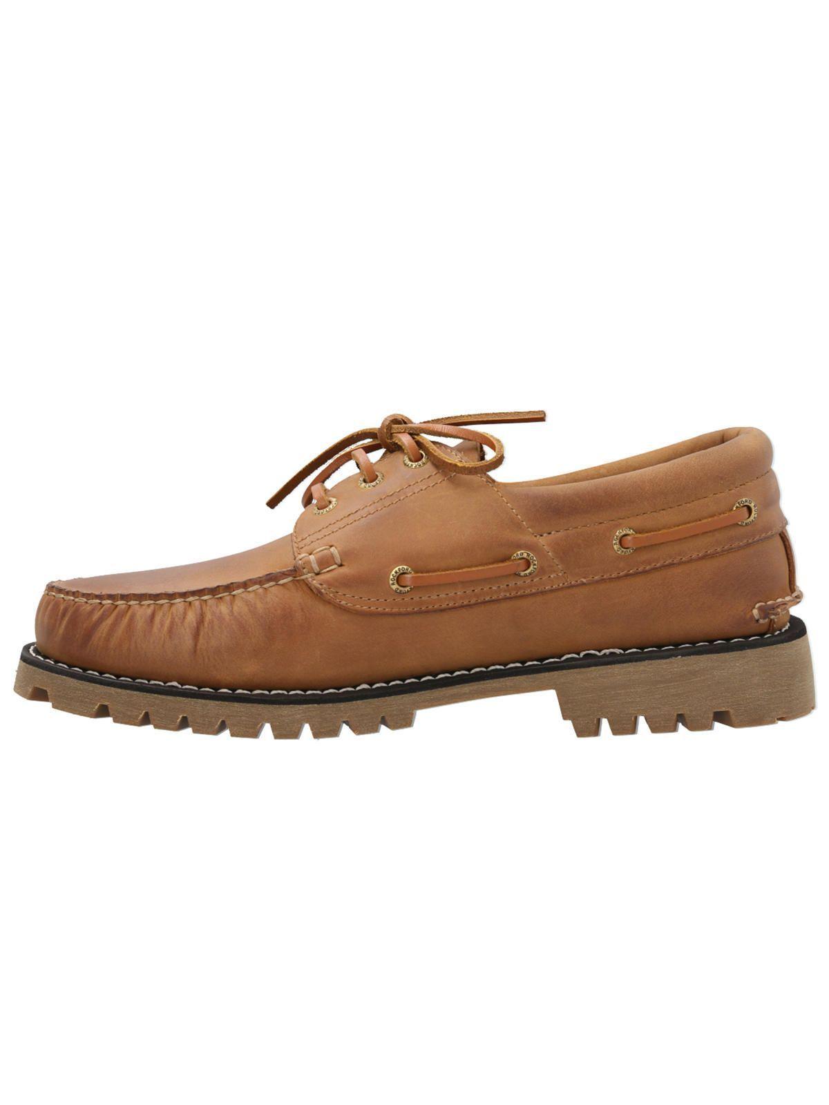 Zapato Cuero Hombre New Rocky Iv Café -4