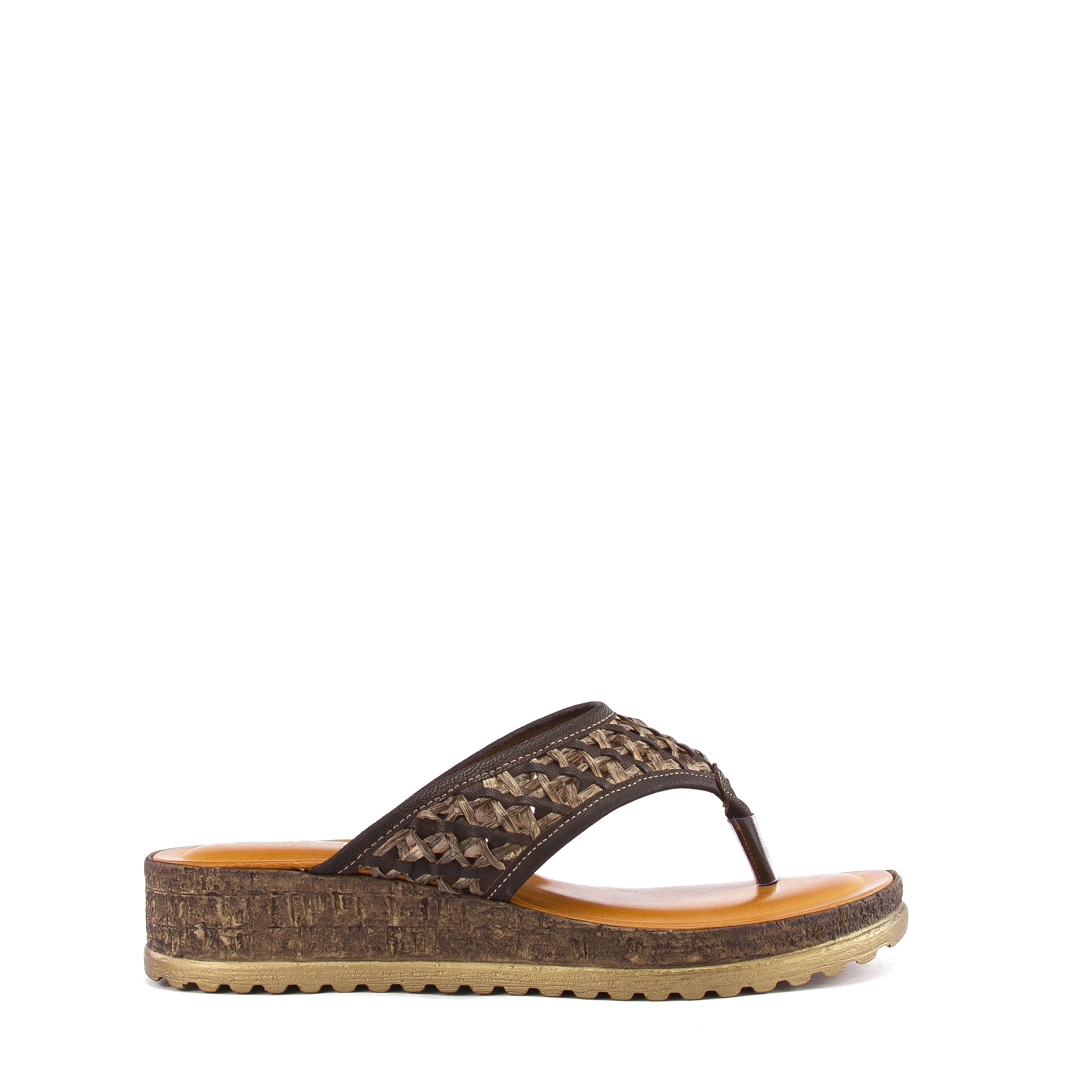 Sandalia  Conchal Casual Chocolate-1