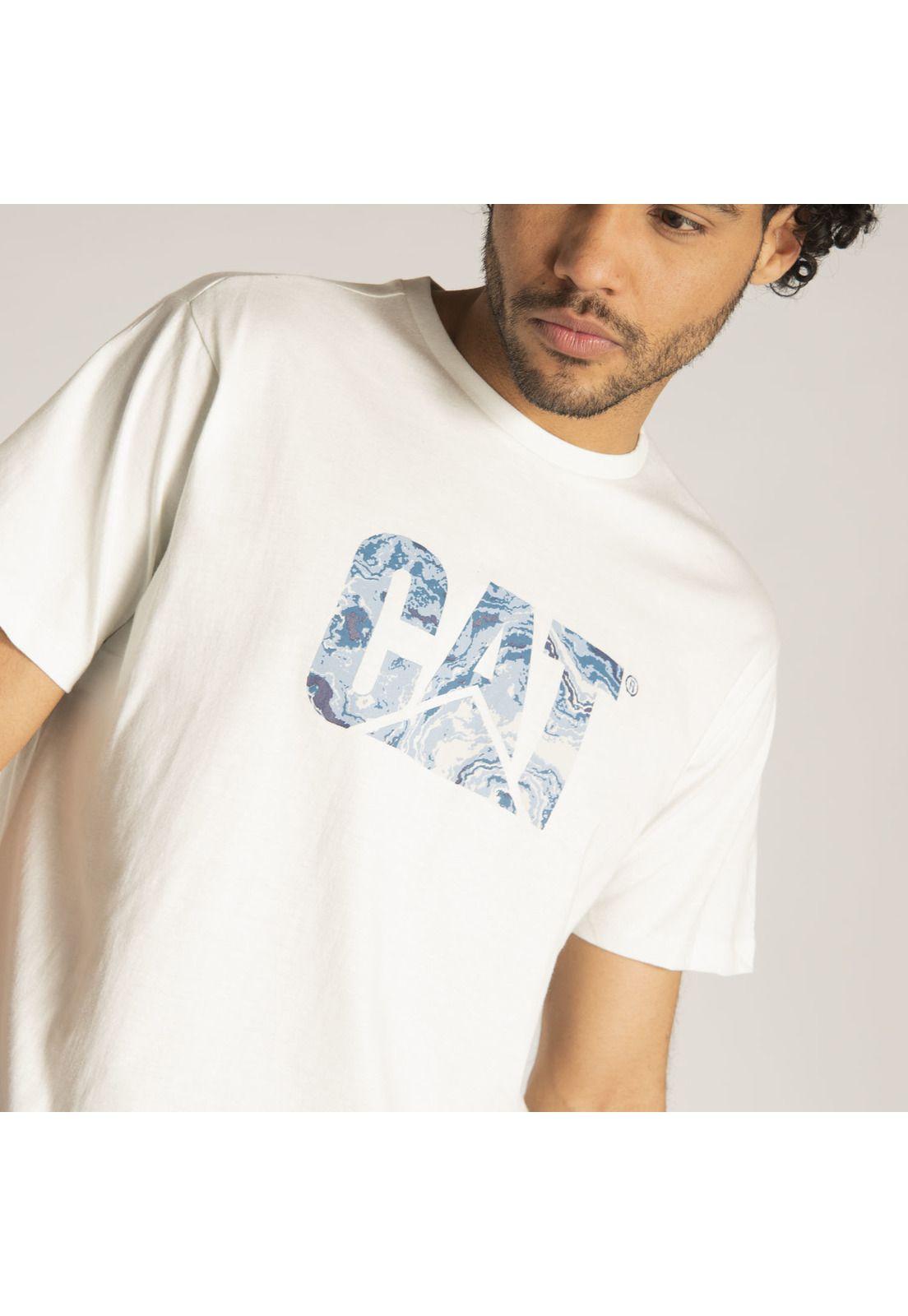 Polera M/C Hombre Slim Fit Logo Tee Gris-4