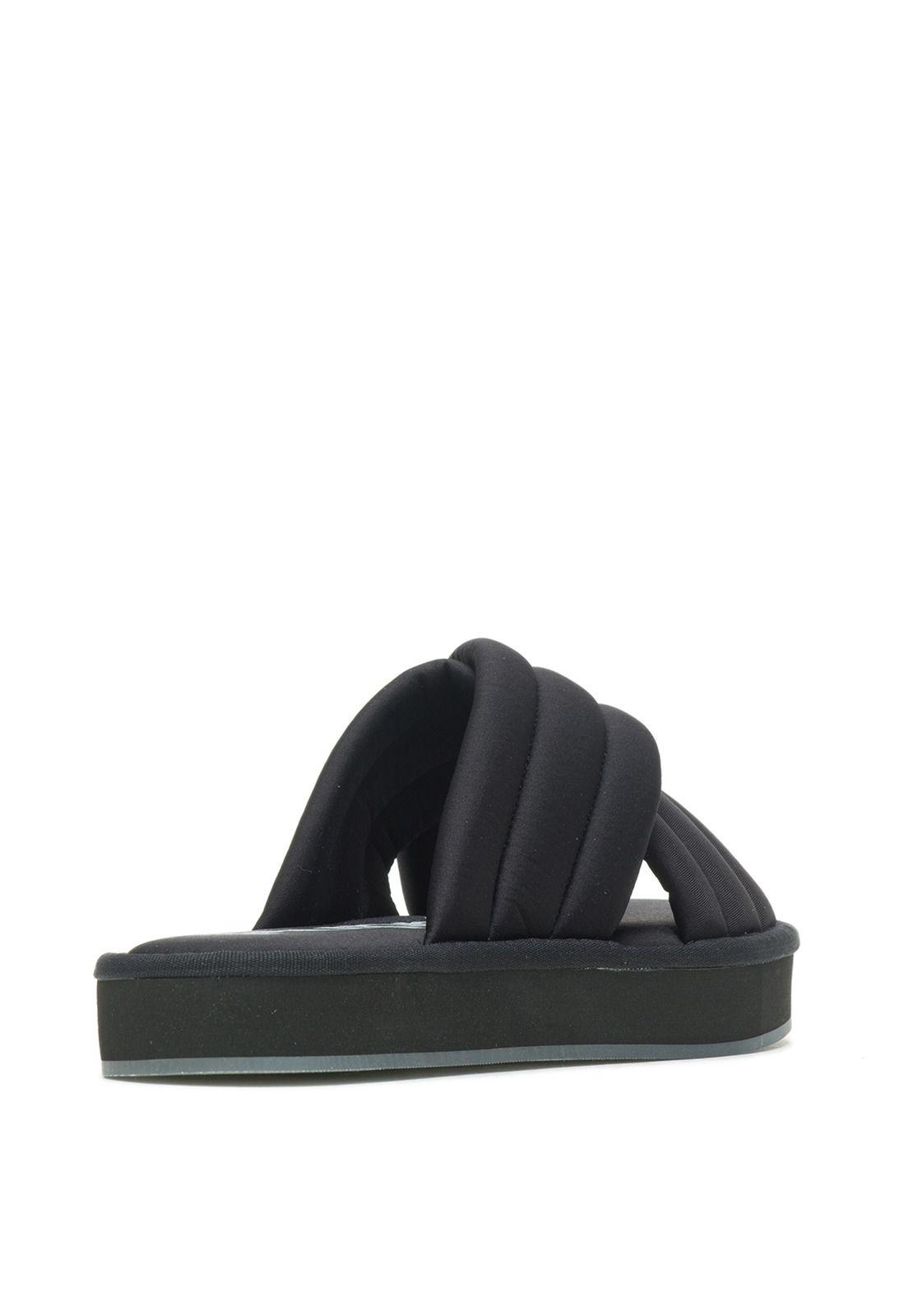 Sandalia Mujer Sunshine Slide Negro-2