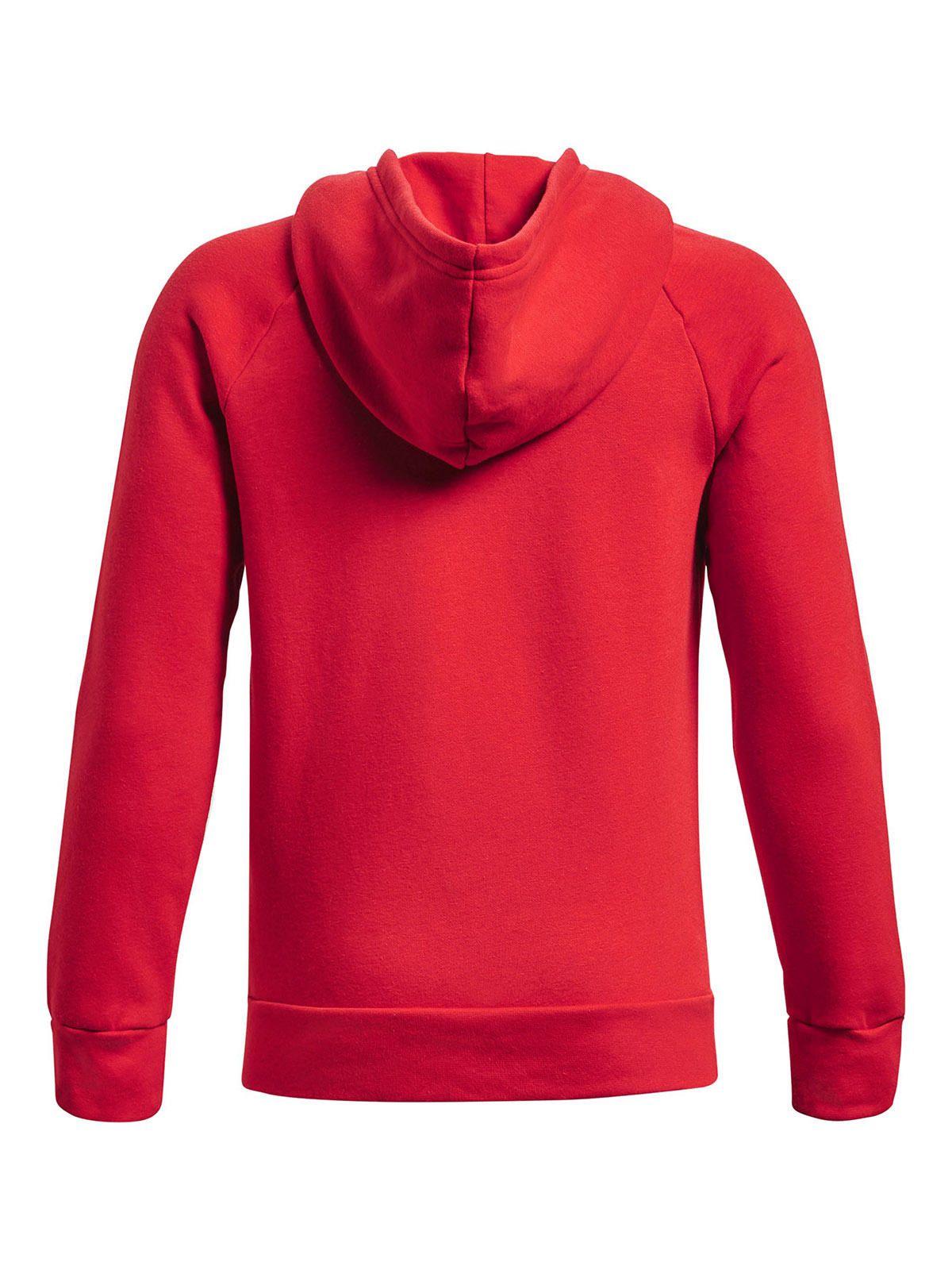 Polerón UA Rival fleece rojo para niños-1