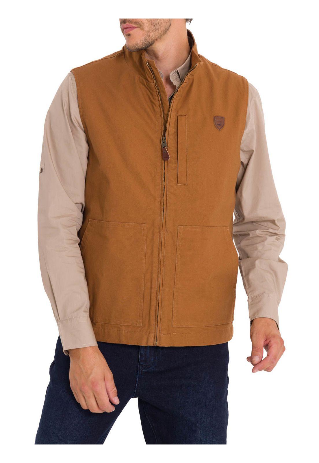 Chaqueta Algodón Orgánico Hombre Hartt Café-4