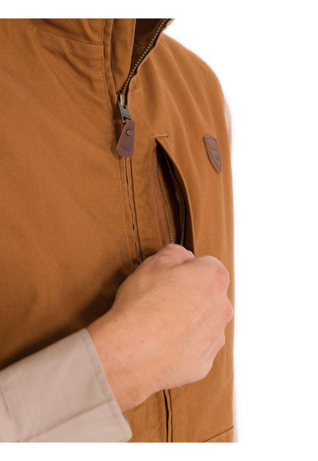 Chaqueta Algodón Orgánico Hombre Hartt Café-9