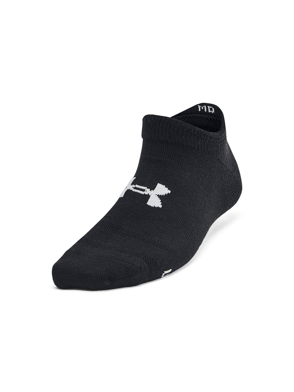 Calcetín UA Essential 6-Pack No-Show Negros Unisex-0