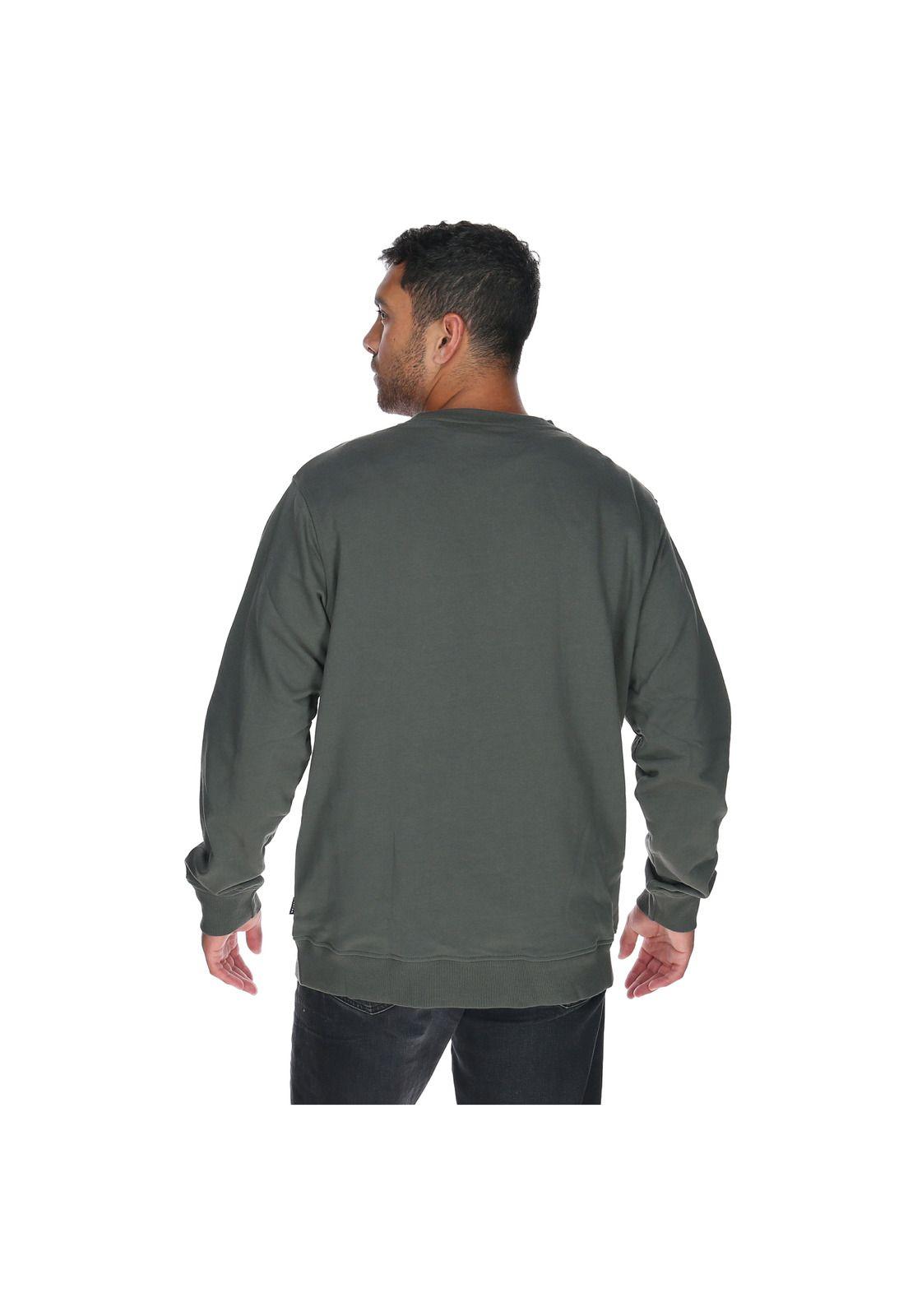 Polerón Hombre Monte Adams Gris-2