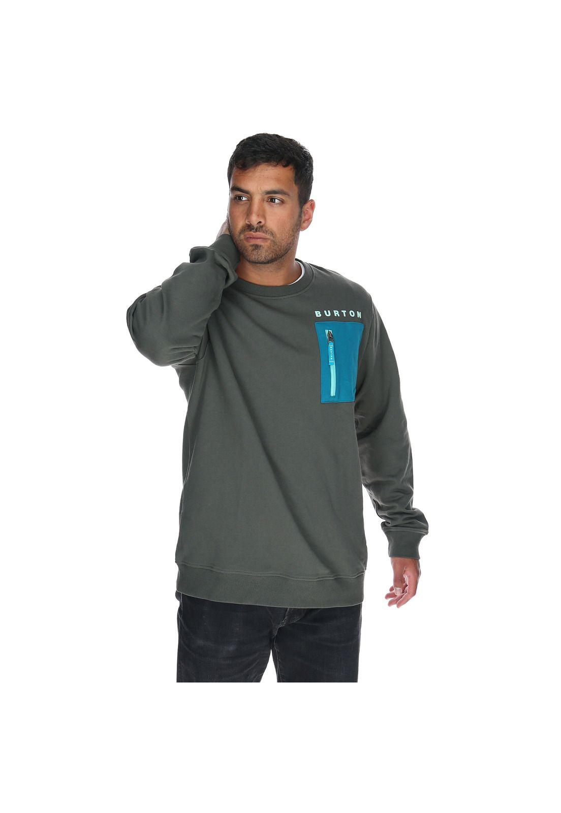 Polerón Hombre Monte Adams Gris-4