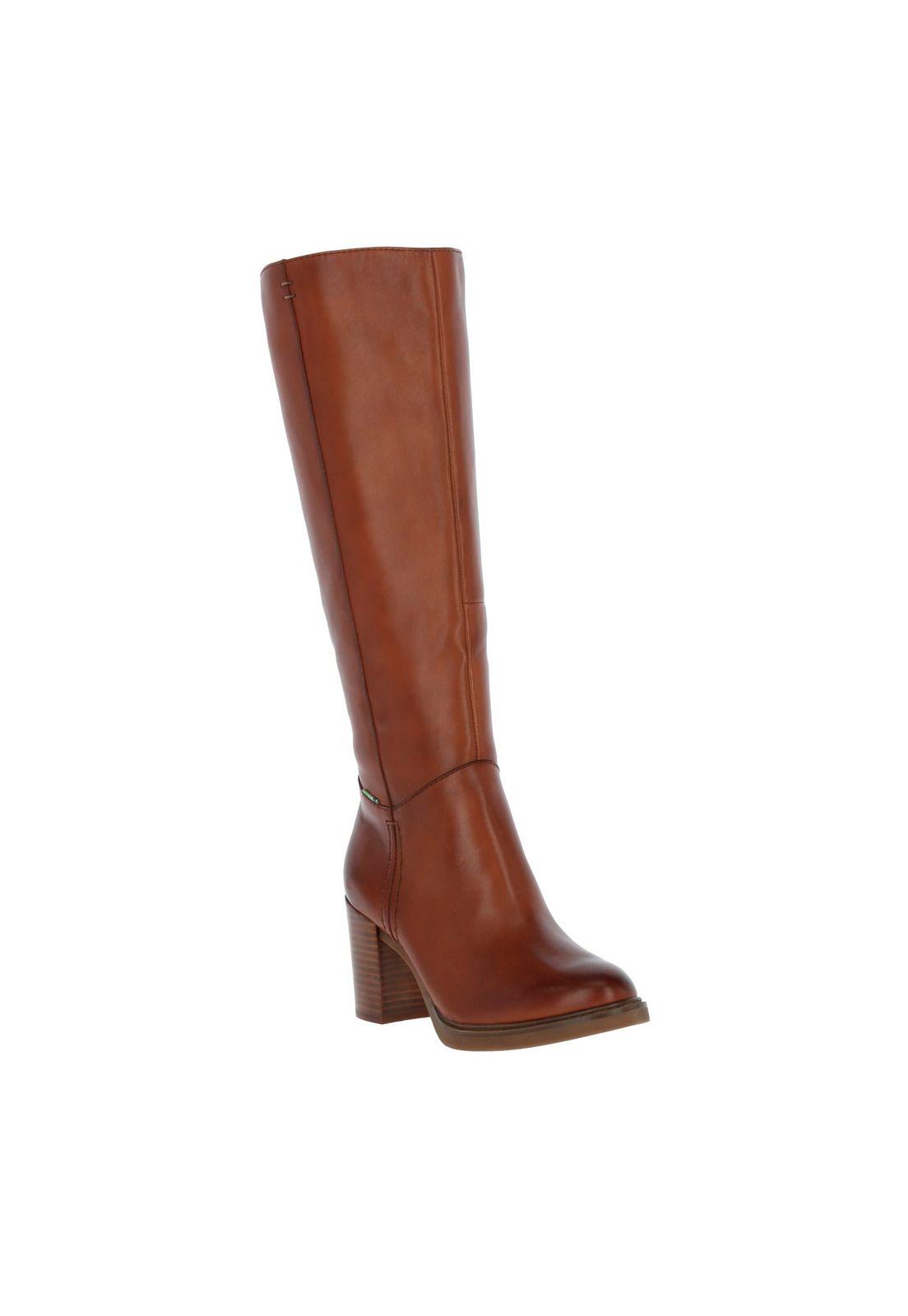 Bota Cuero Amaranta Chocolate Mujer-0