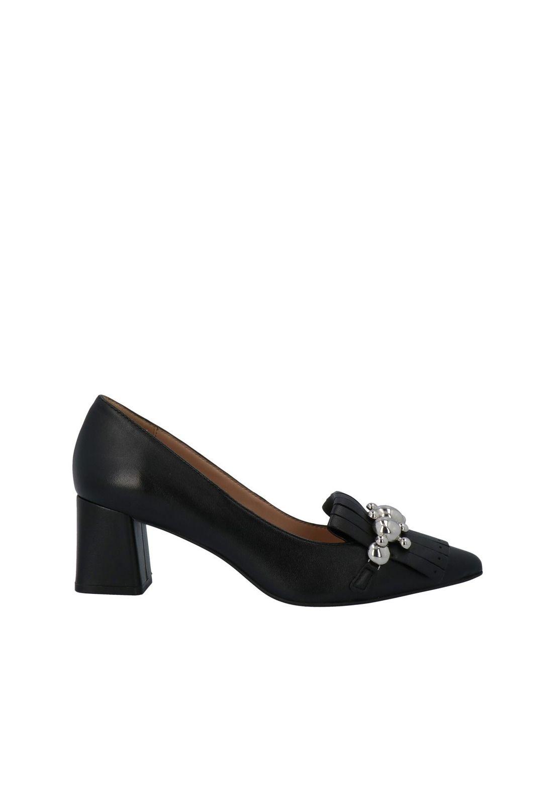 Zapato Cuero Nina Negro Mujer Pasqualini-1