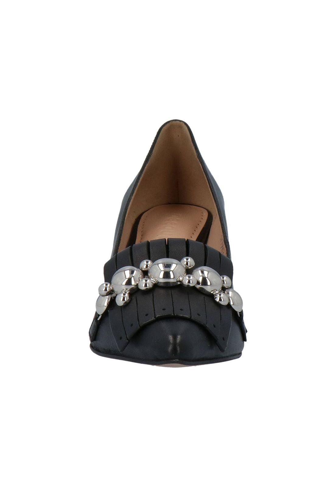 Zapato Cuero Nina Negro Mujer Pasqualini-5