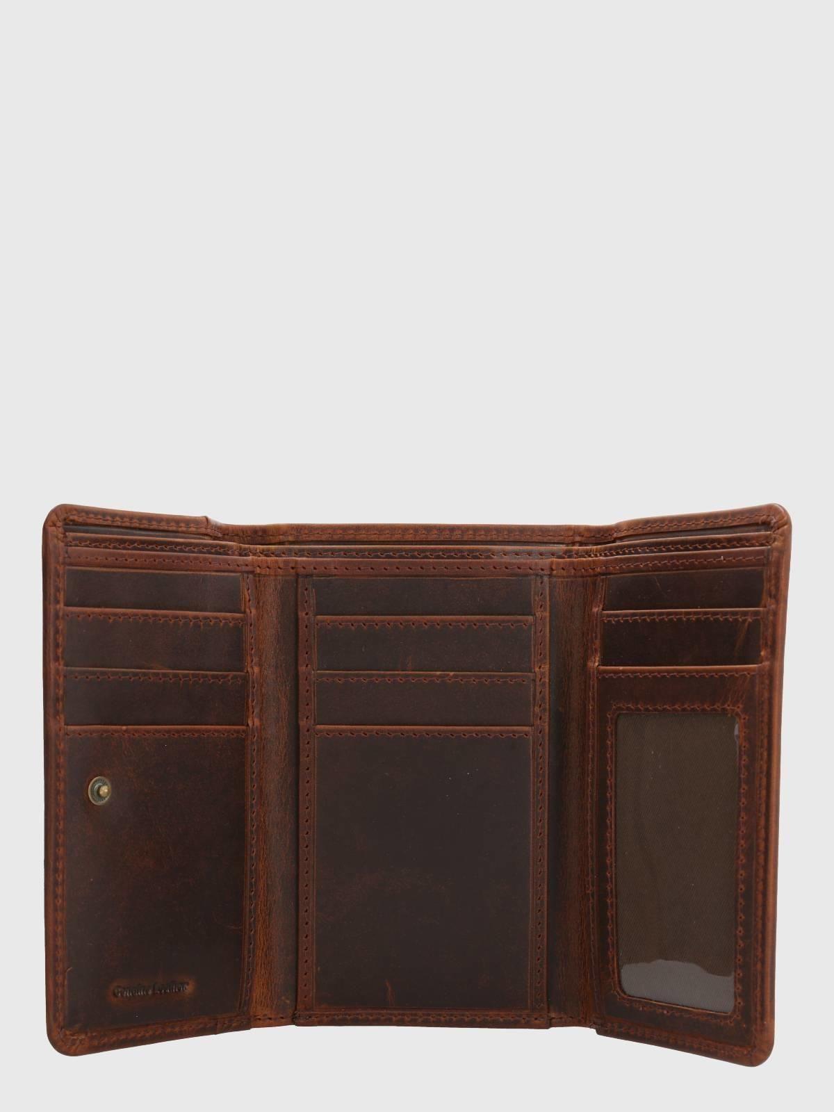 Billetera Cuero Mujer St Massey Wallet Café-2