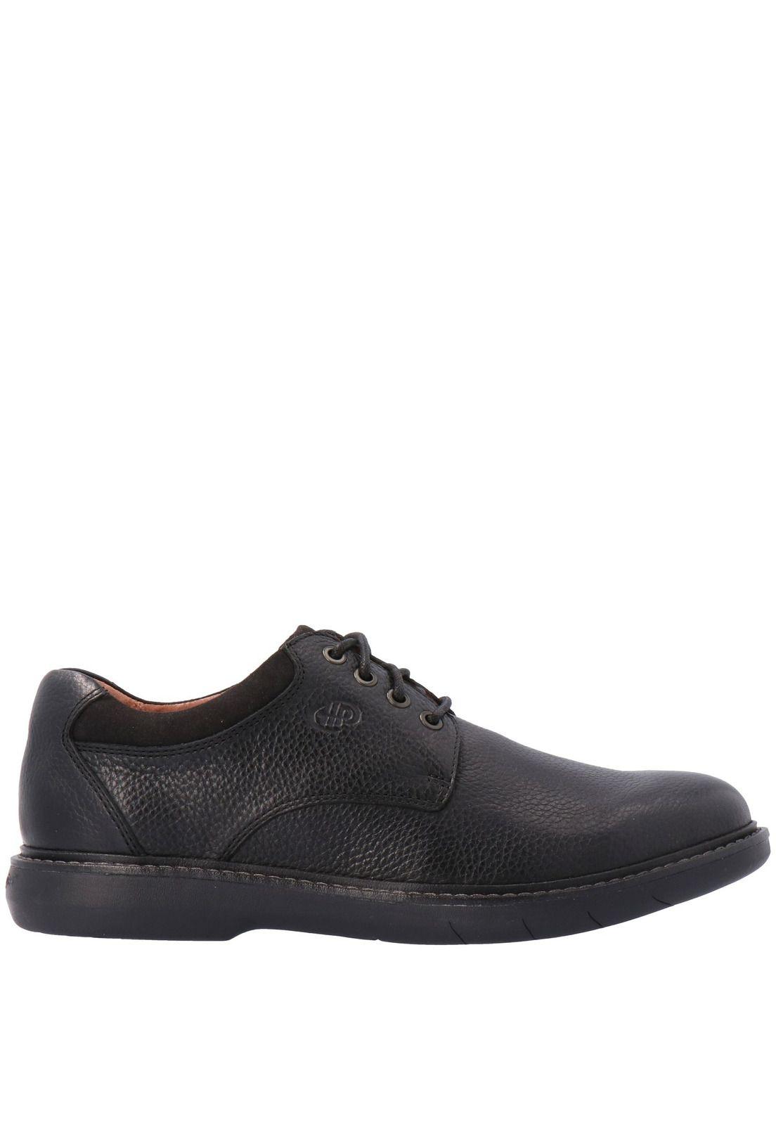 Zapato Cuero Hombre Ohio Negro-1
